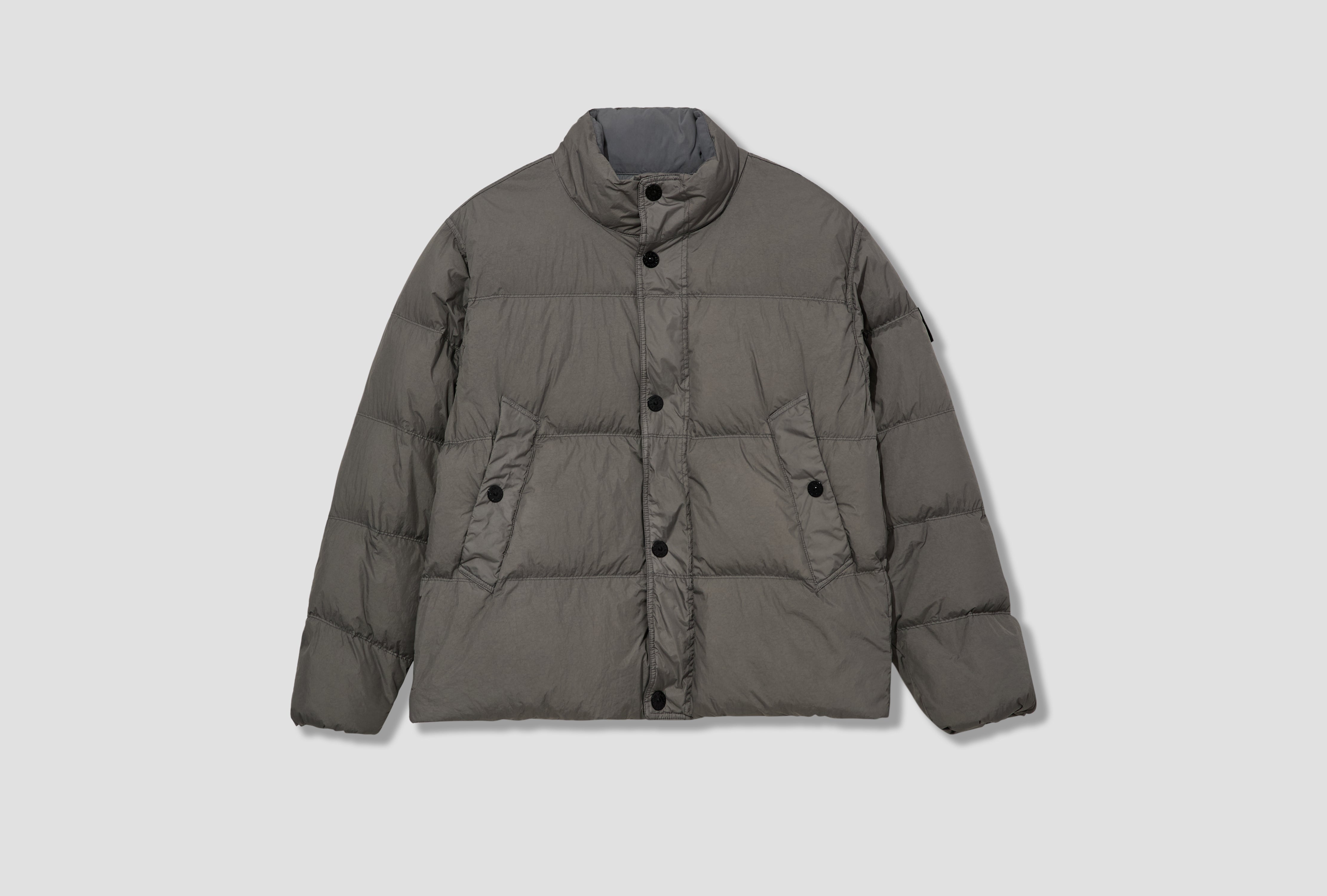 GARMENT DYED CRINKLE REPS NY RECYCLED NYLON K2 S15 41000 10 S0A23 Grey