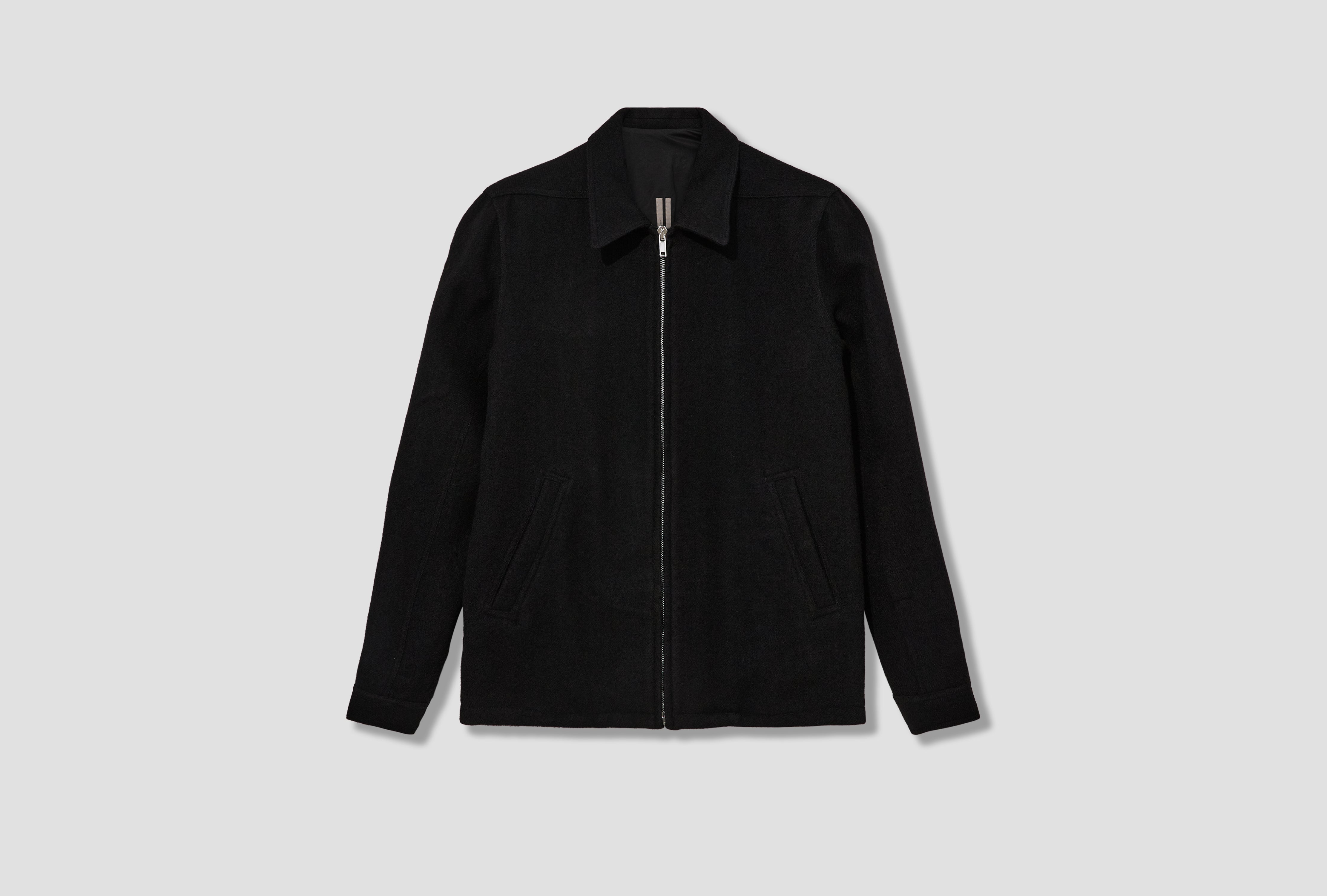 BRAD JKT - BOILED WOOL / BLACK RU02E1764 WBD