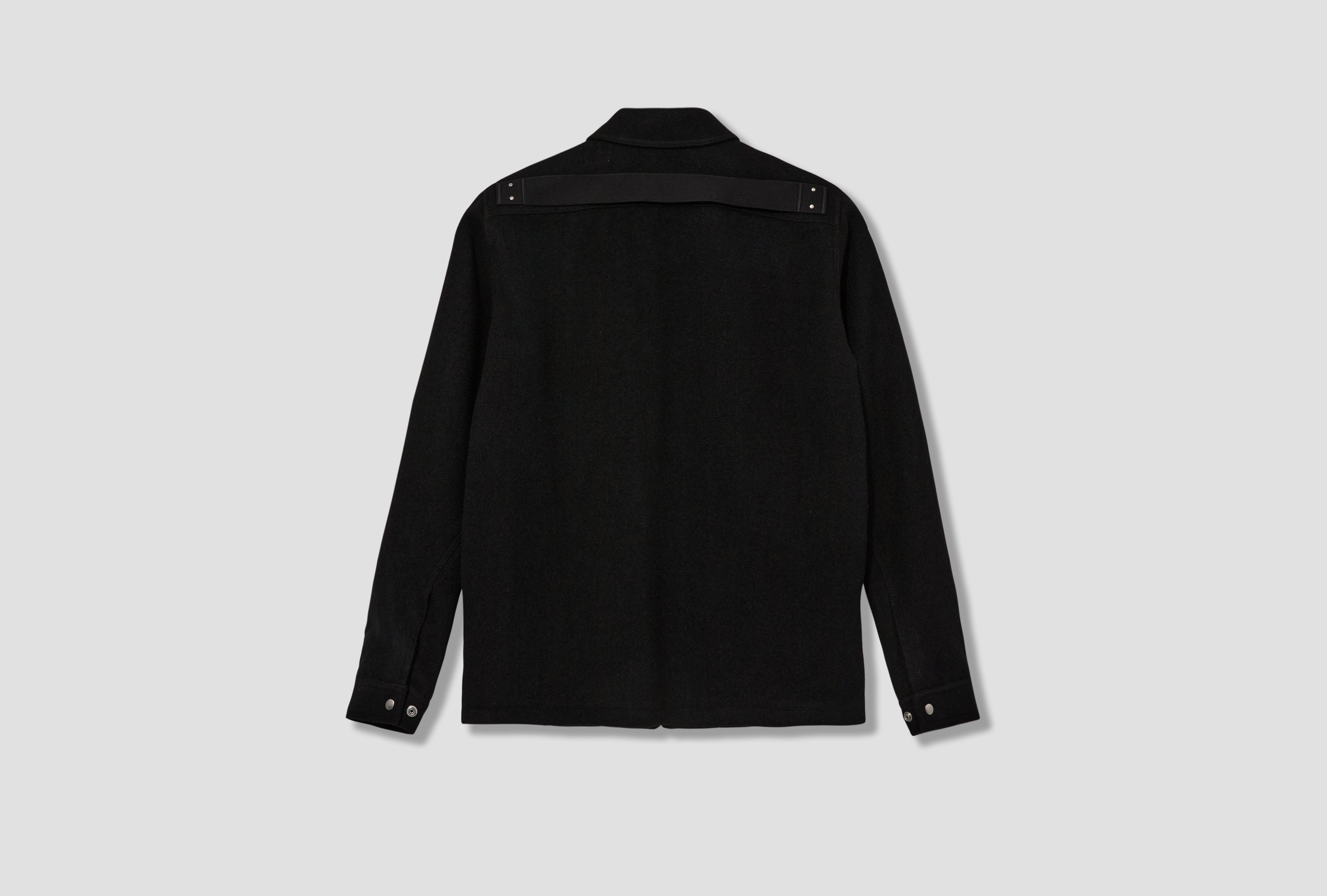 BRAD JKT - BOILED WOOL / BLACK RU02E1764 WBD