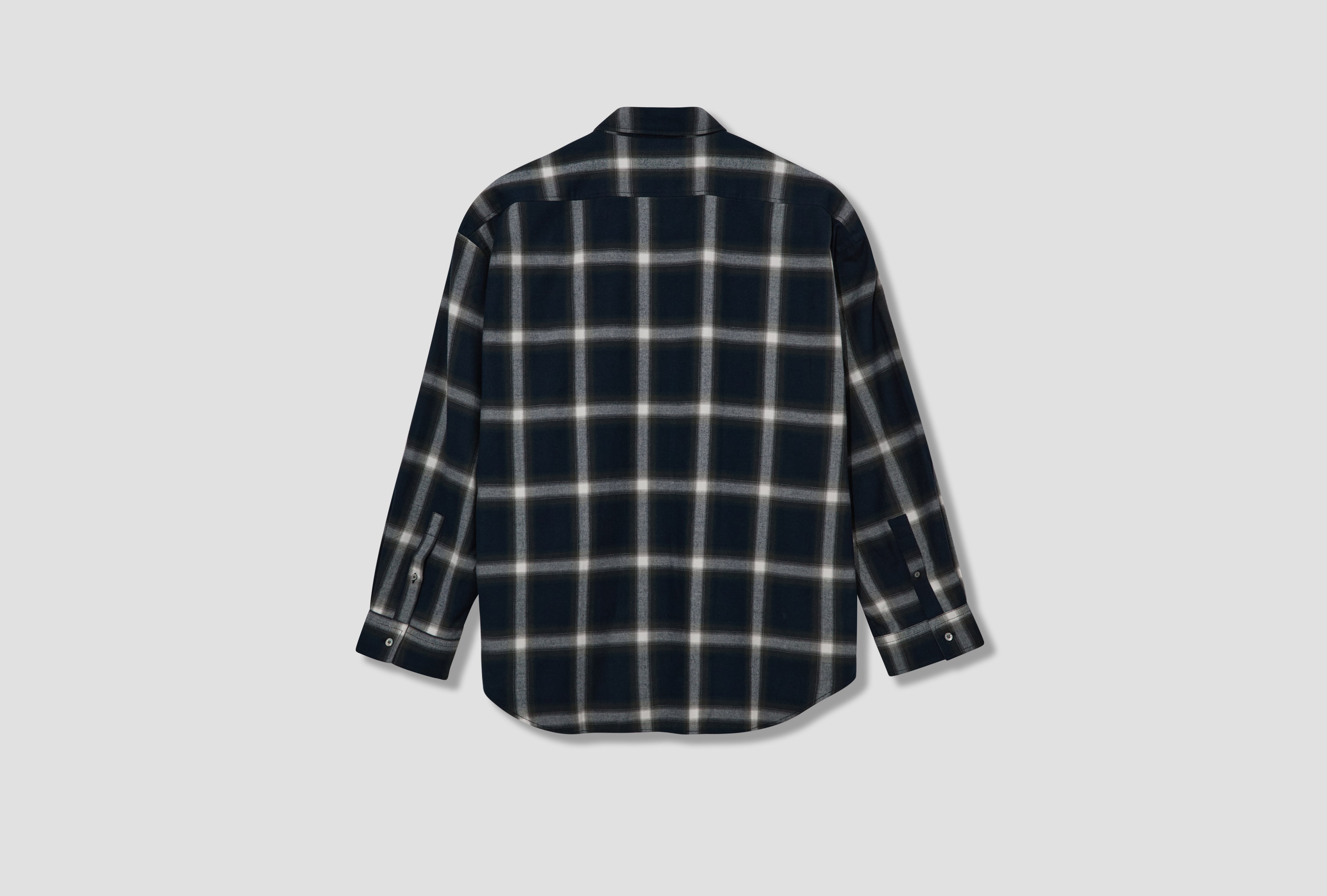 SETAR LS FLANNEL SHADOW CHECK BB0632 Navy