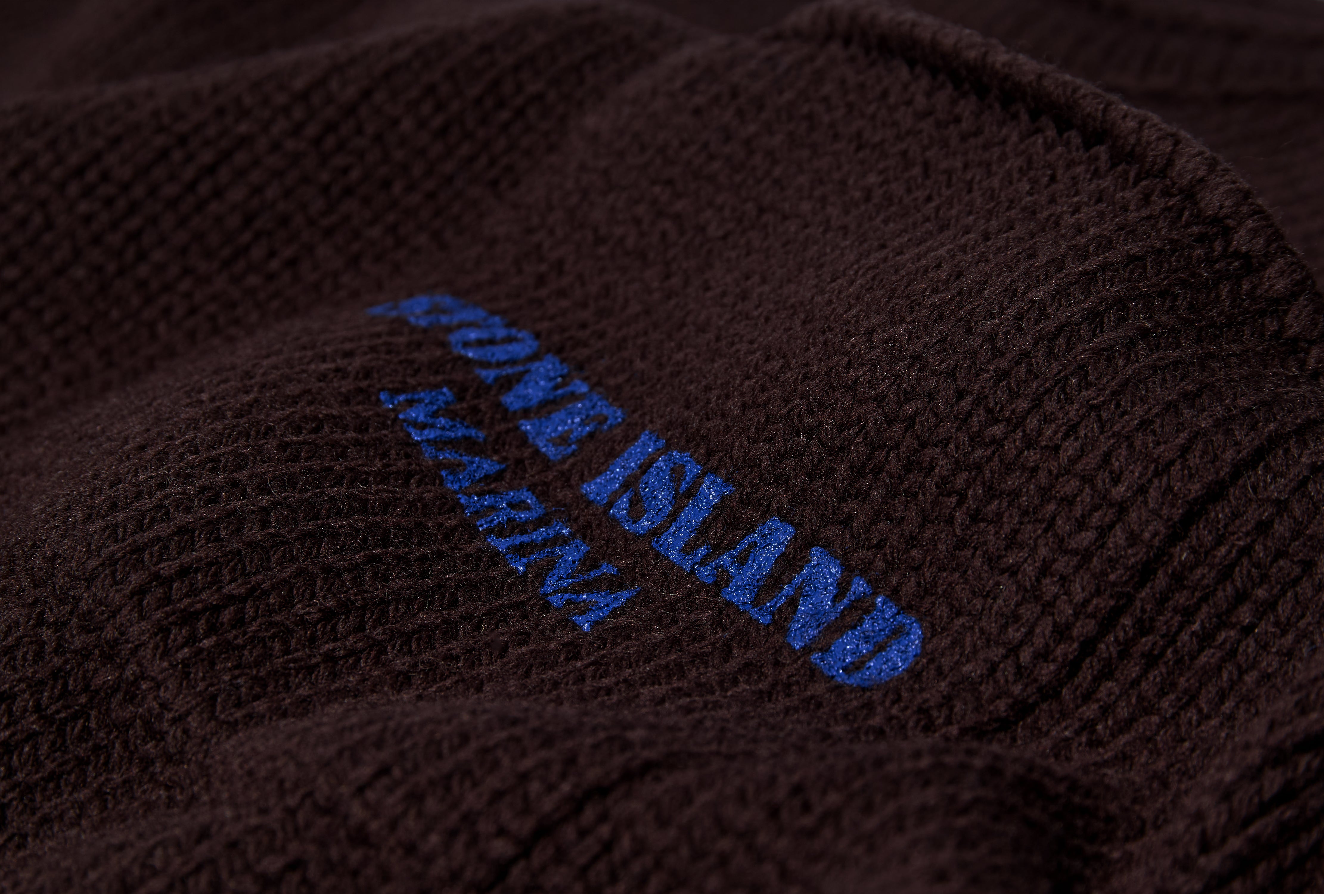 PURE WOOL WITH CONTRASTING DETAILS AND PRINT STONE ISLAND MARINA K2 S15 51000 29 S00XD Brown