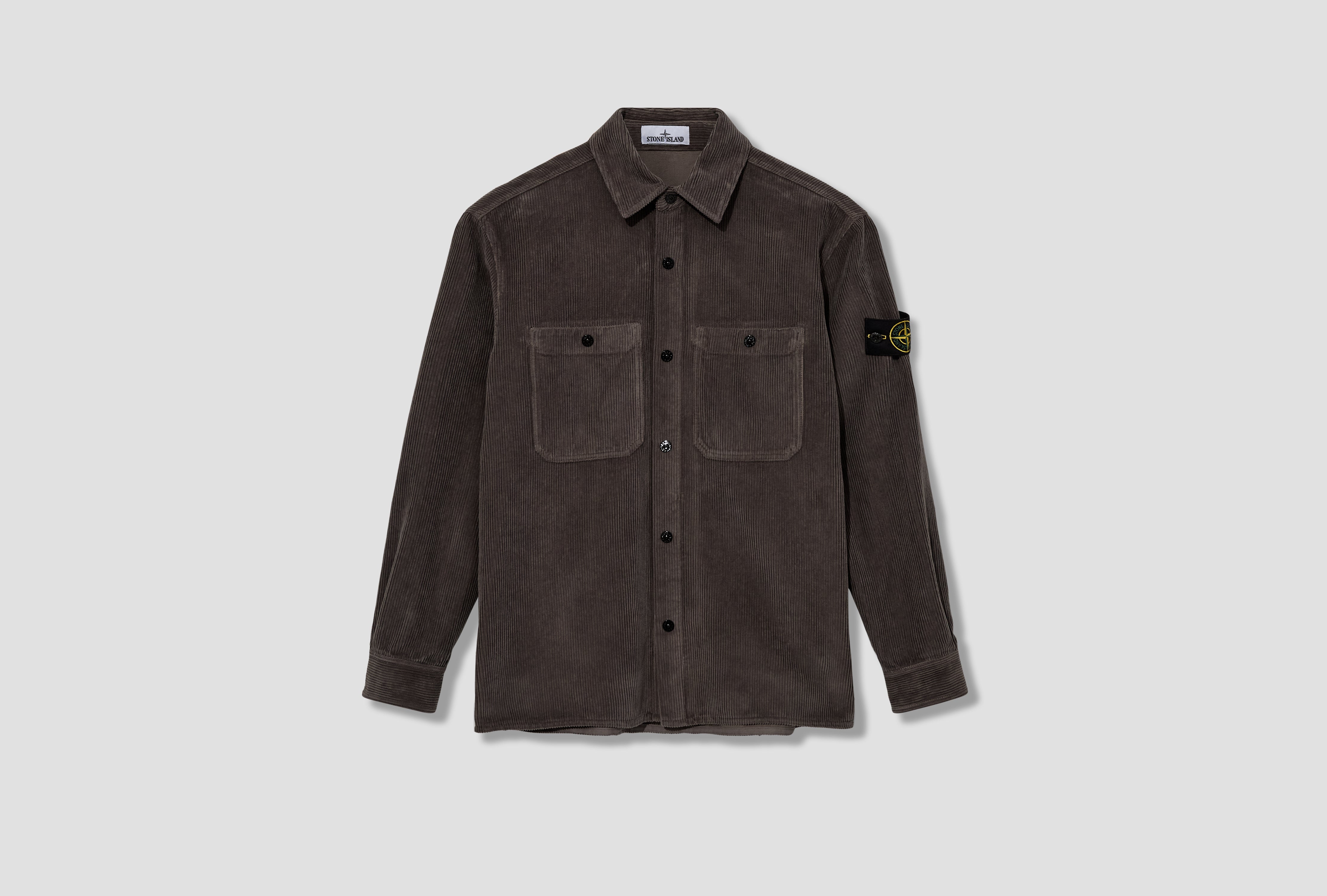 ORGANIC COTTON CORDUROY 800 GARMENT DYED K2 S15 12000 12 S0212 Grey