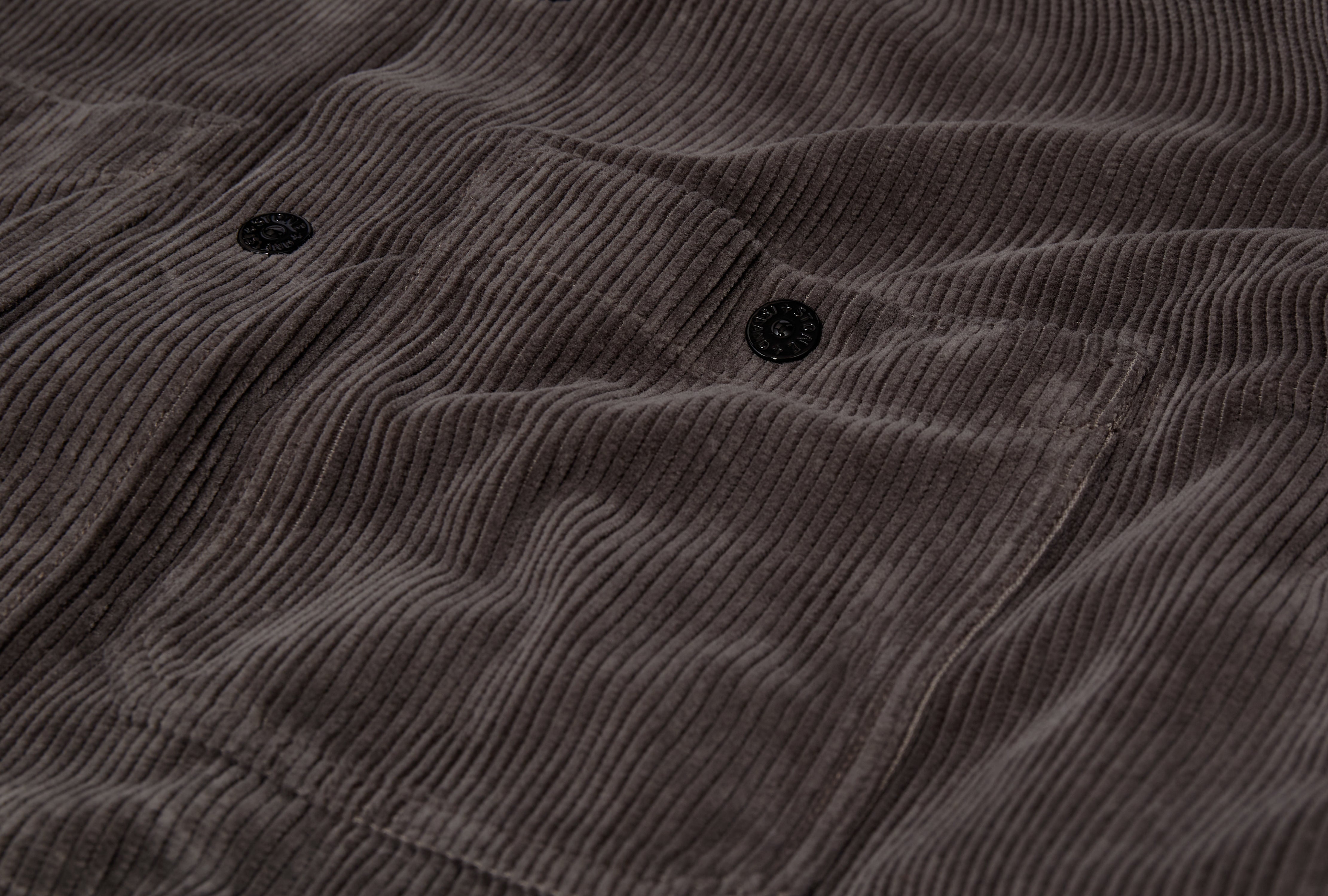ORGANIC COTTON CORDUROY 800 GARMENT DYED K2 S15 12000 12 S0212 Grey