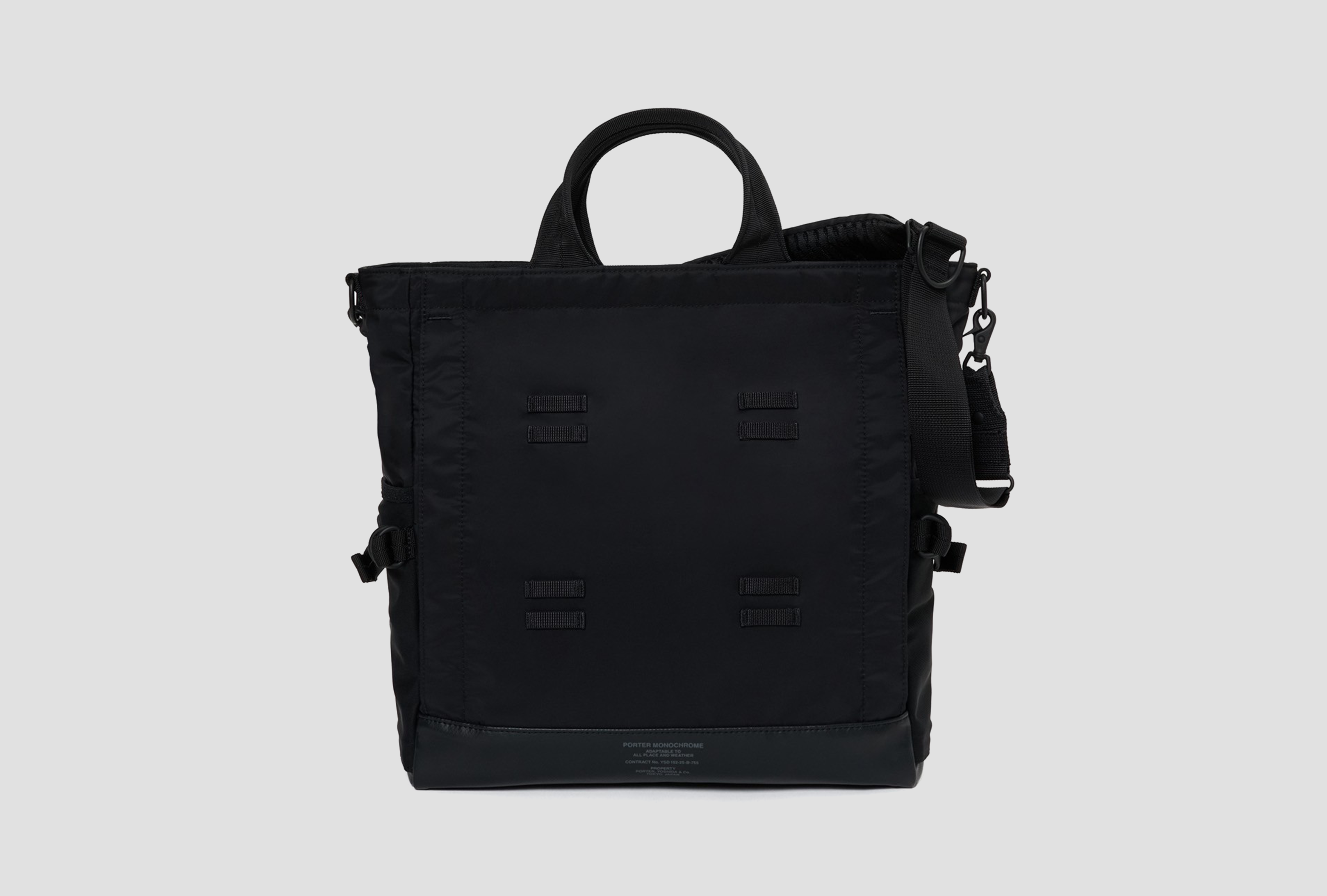 MONOCHROME - 2WAY TOTE BAG 755-19848 Black