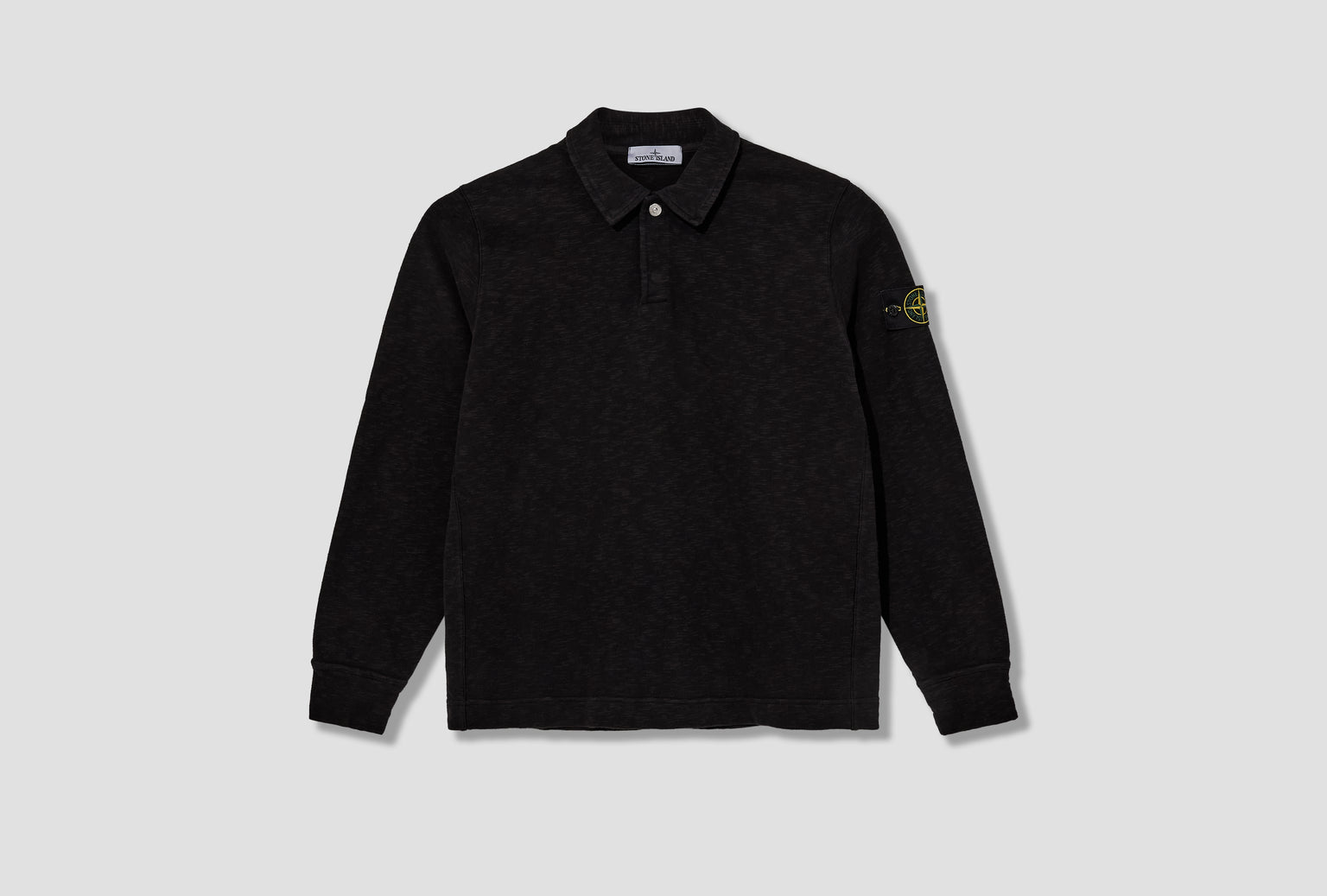 VANISÉ BRUSHED HEAVY COTTON JERSEY GARMENT DYED K2 S15 61000 54 S0238 Black