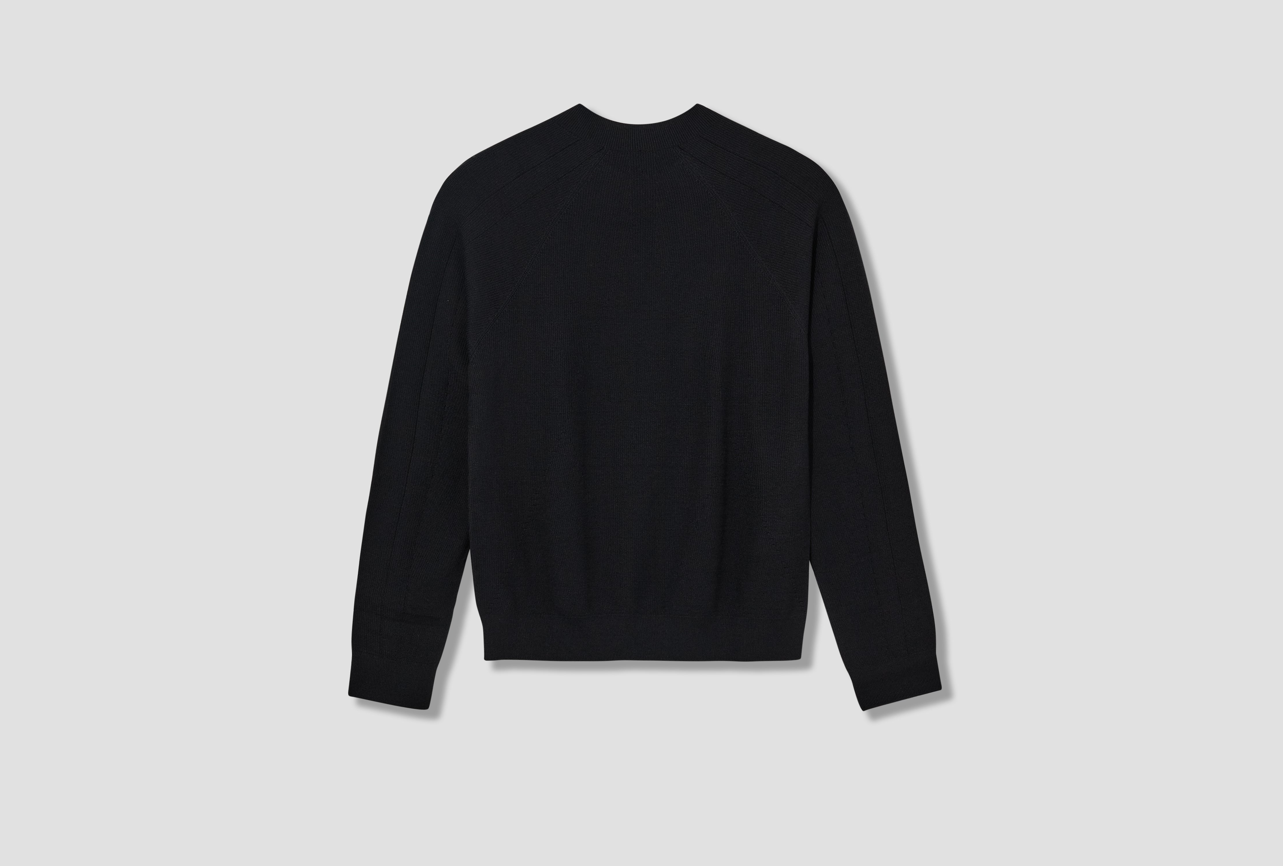 CONIC WOOL MIDLAYER MEN'S X000009734 Black