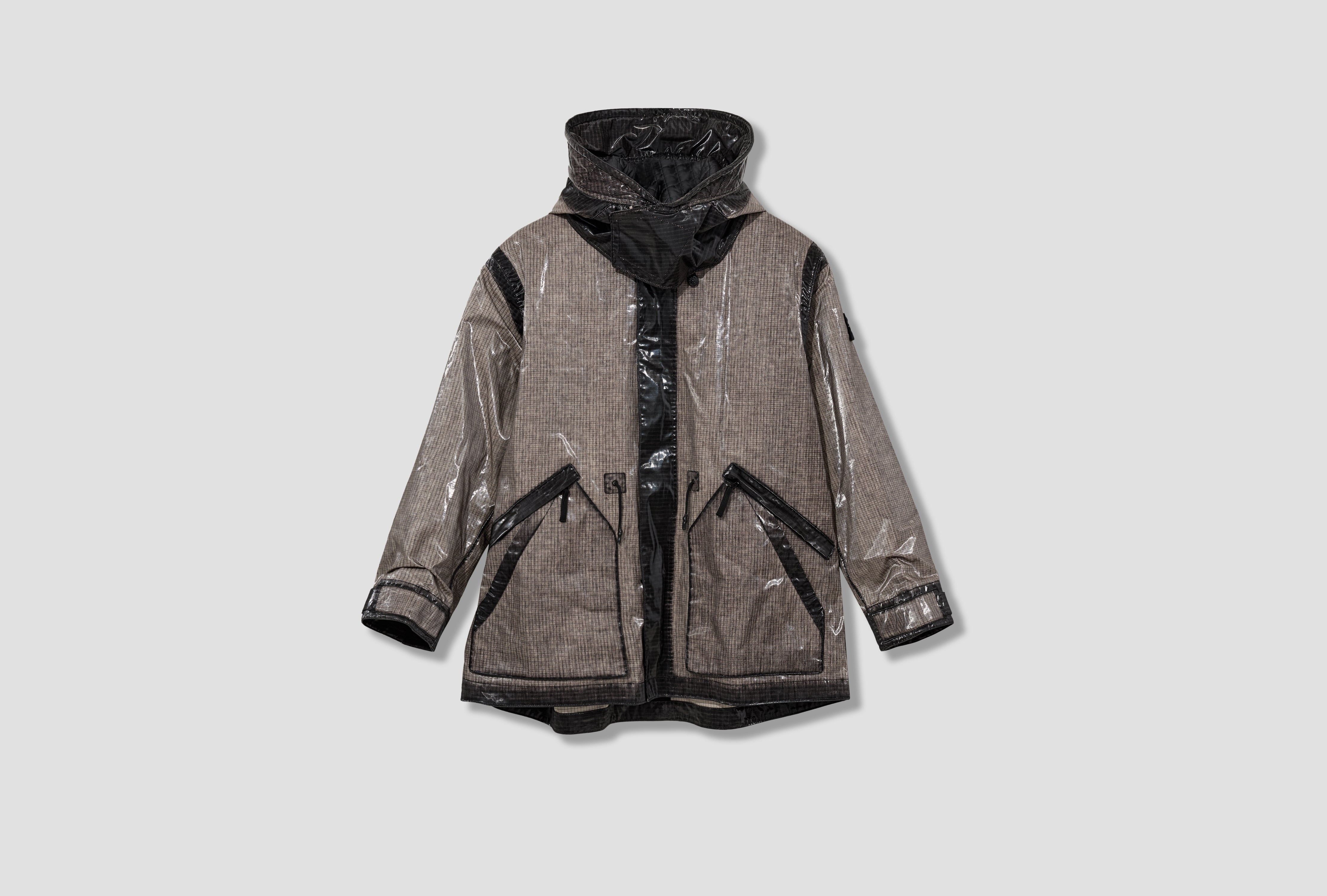 UNEVEN RIPSTOP PRISMATICO GARMENT DYED K2 S15 41000 79 S0237 Grey