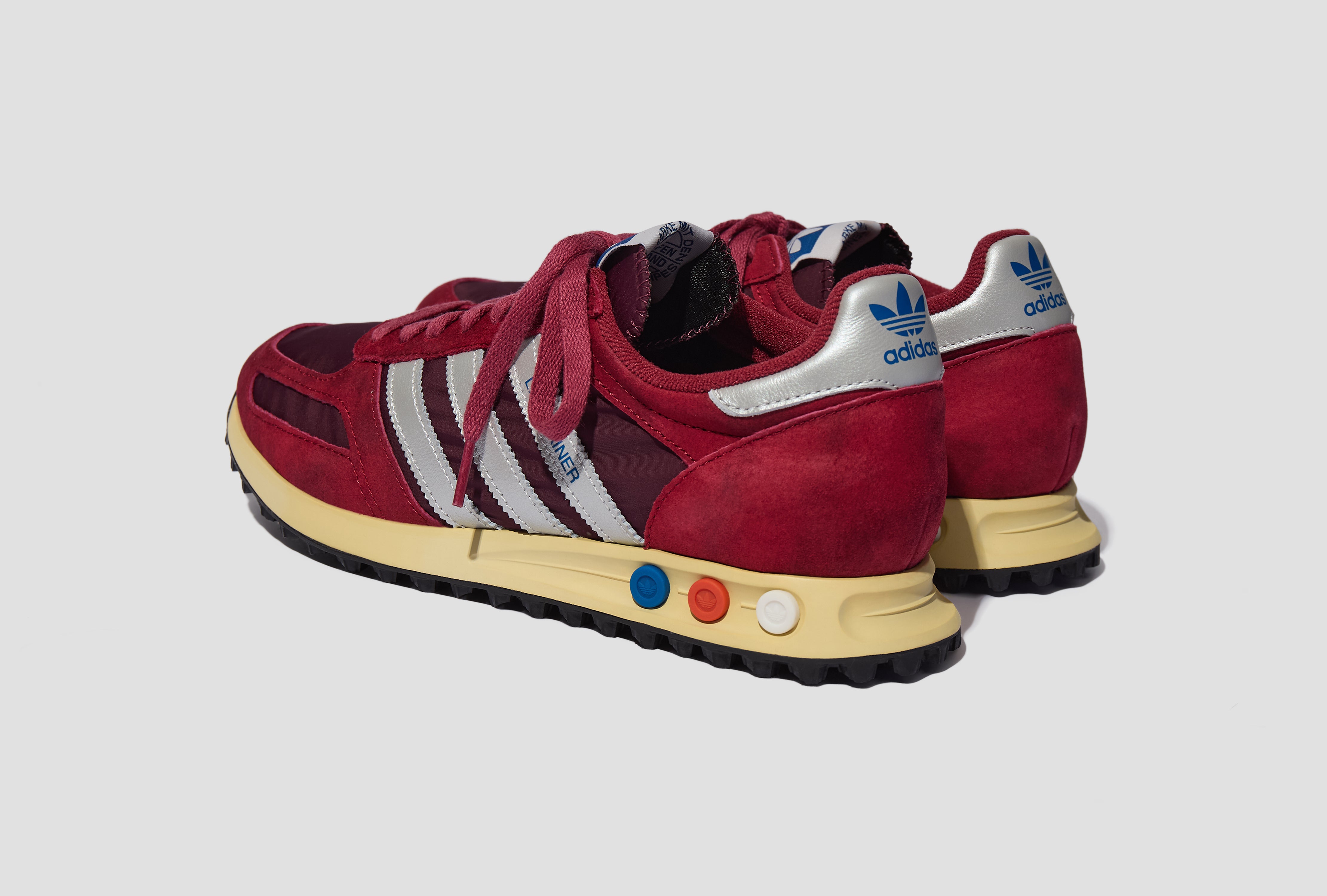 LA TRAINER OG - NOBMAR / SILVMT / MAROON JQ5715