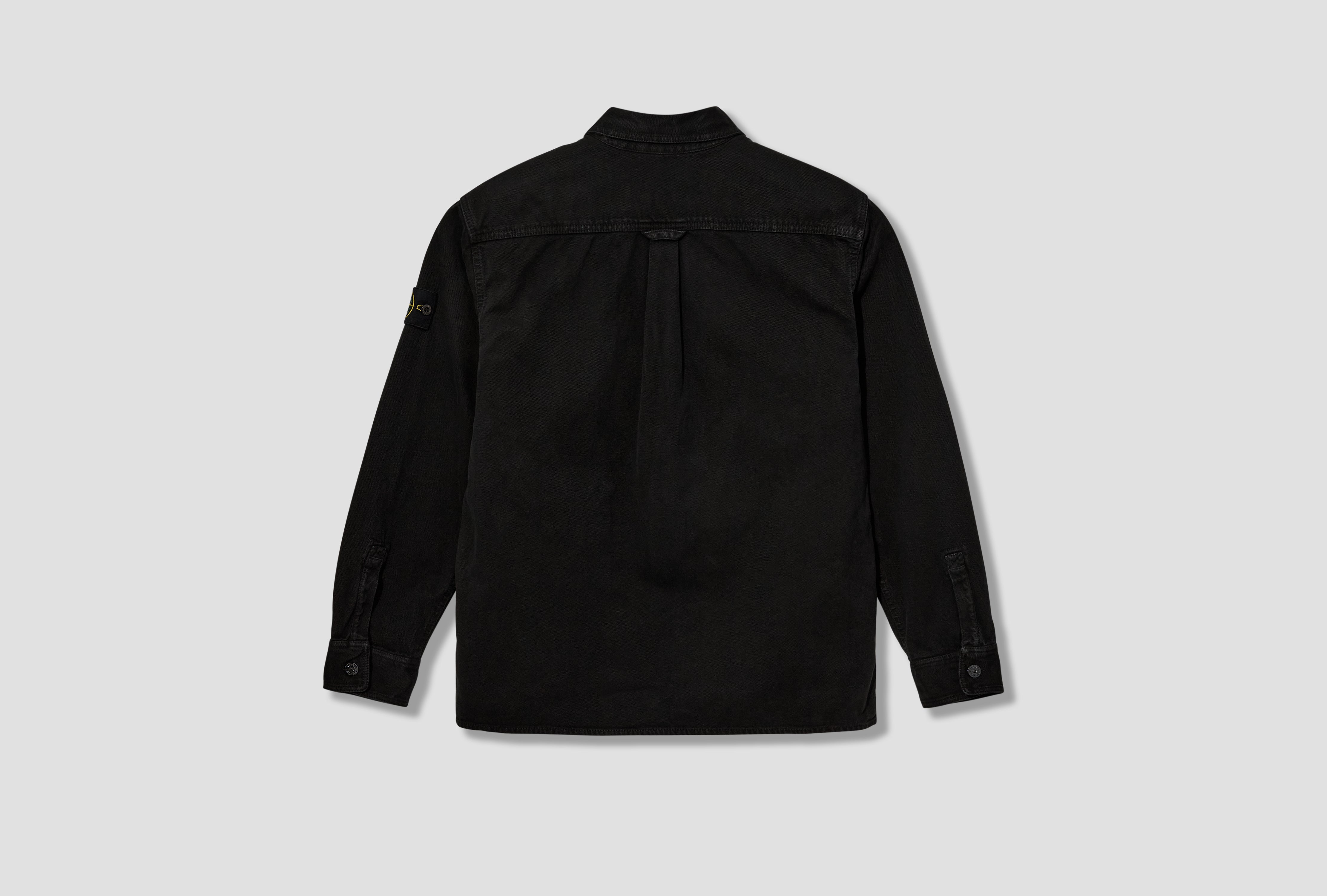 ORGANIC PANAMA COTTON 'OLD' EFFECT GARMENT DYED K2 S15 12000 25 S0184 Black