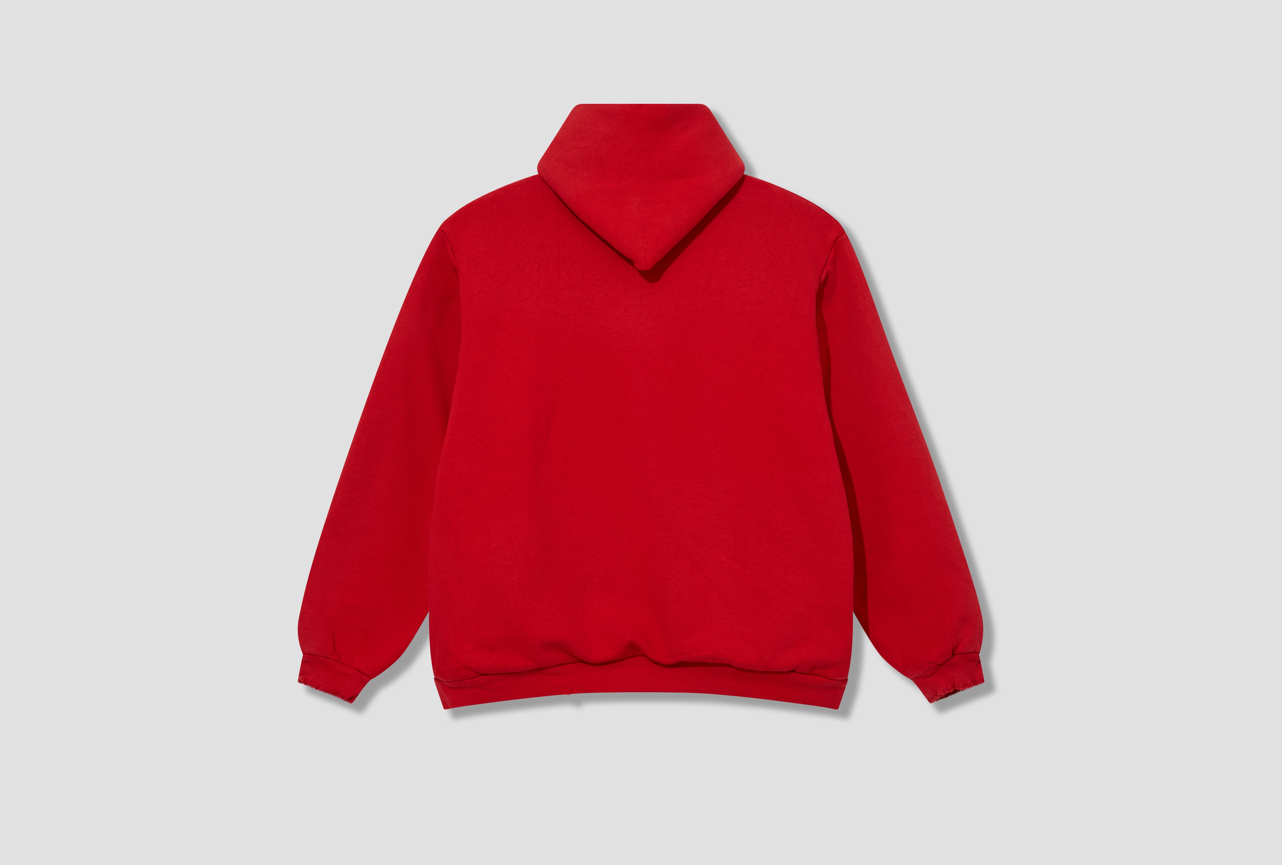 VINTAGE ZIP SWEAT HOODIE 25AAP-05-12 Red