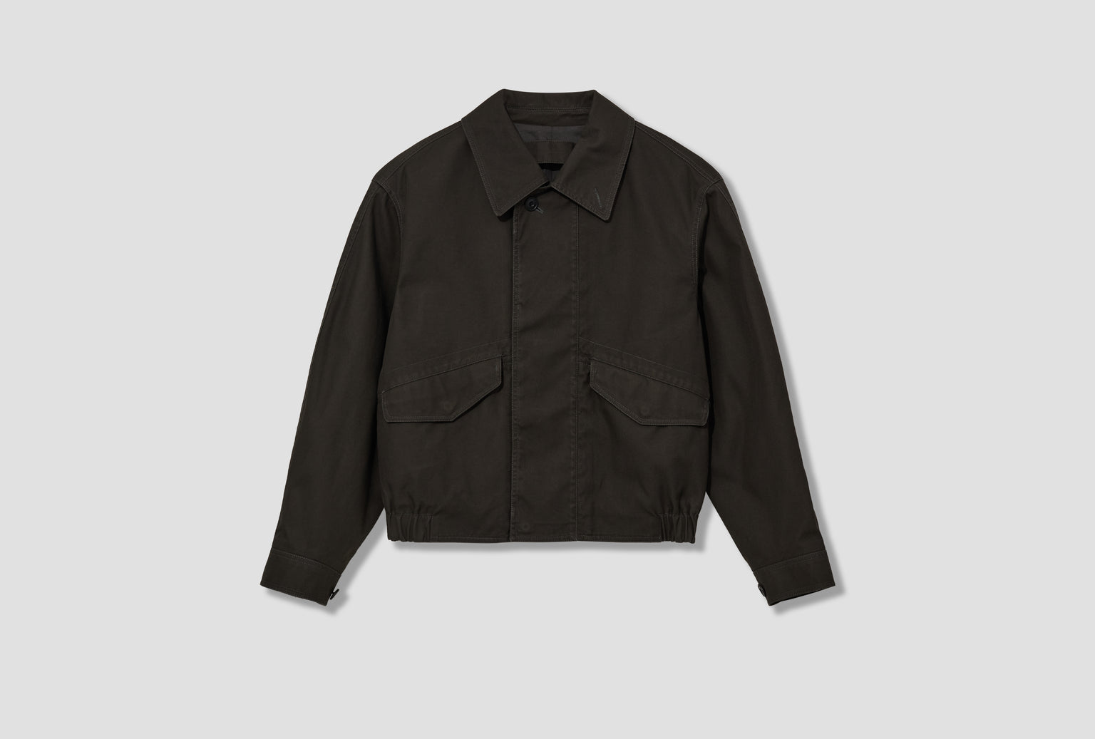 BOXY BLOUSON - HEAVY COTTON TWILL OW1169 LF1452 Brown