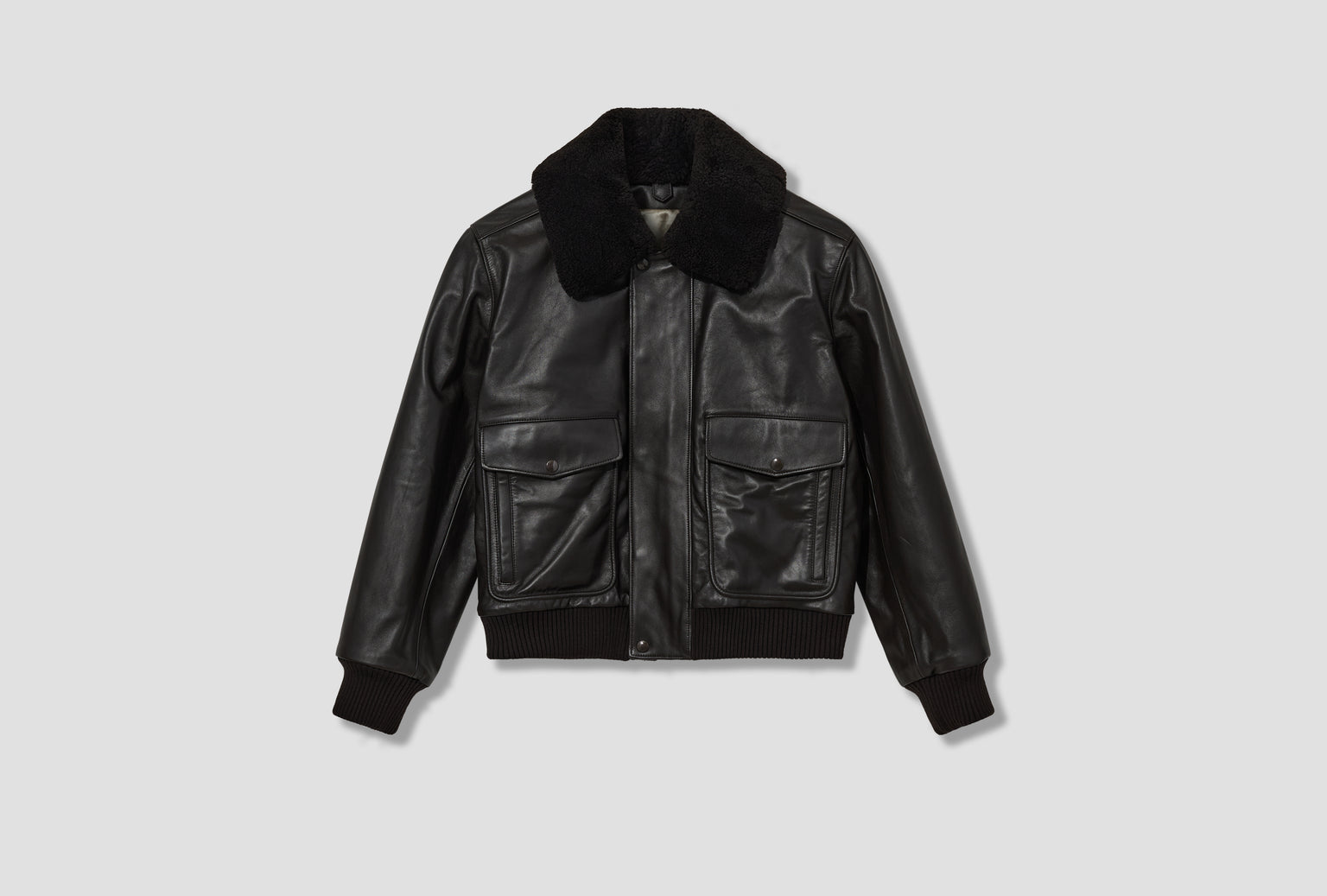 LEATHER BLOUSON - TUMBLED COW LEATHER OW1171 LL0145 Brown