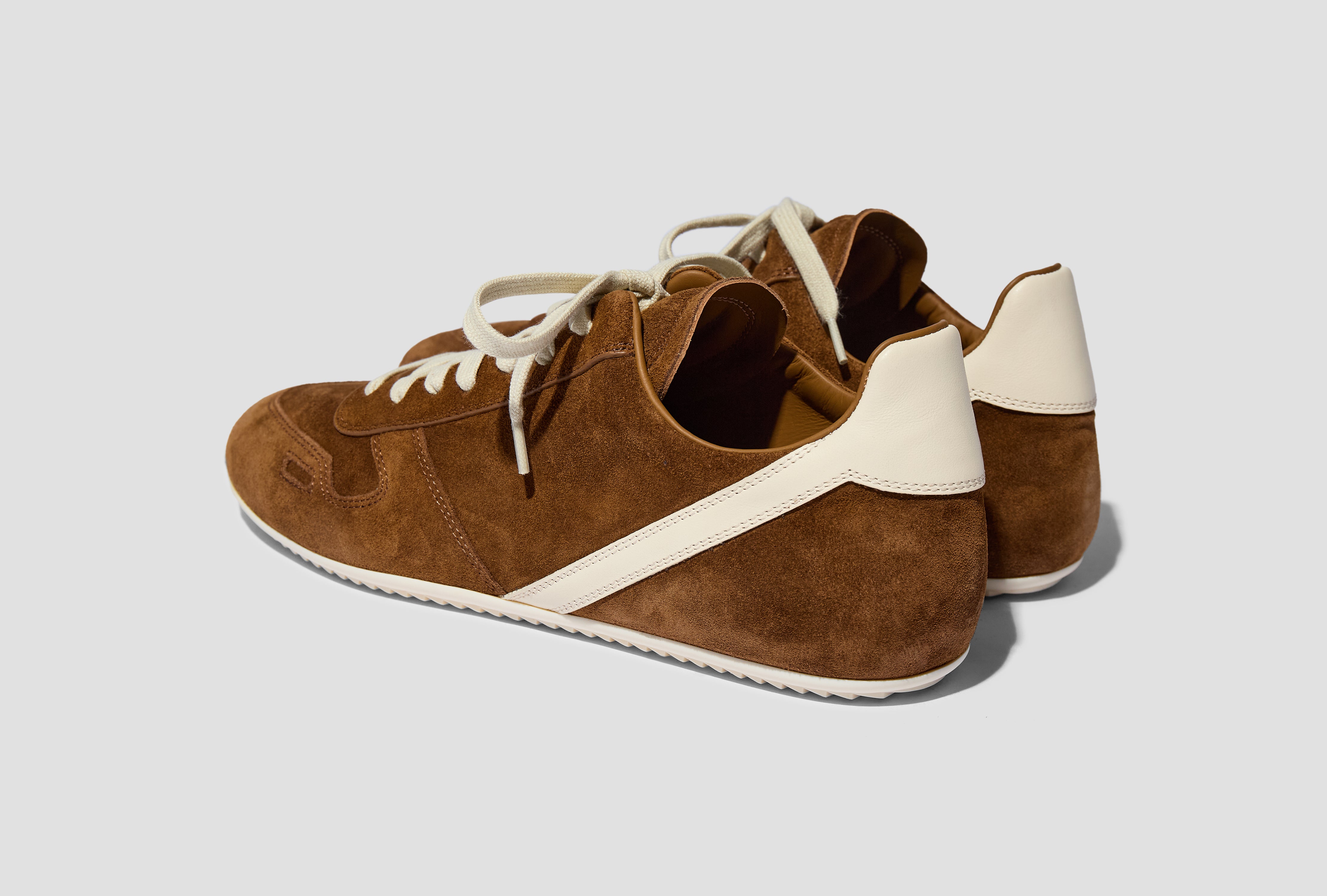 MINIMAL SNEAK - SUEDE LEATHER / CHESTNUT/MILK/MILK RU02E1889 LVSLCO