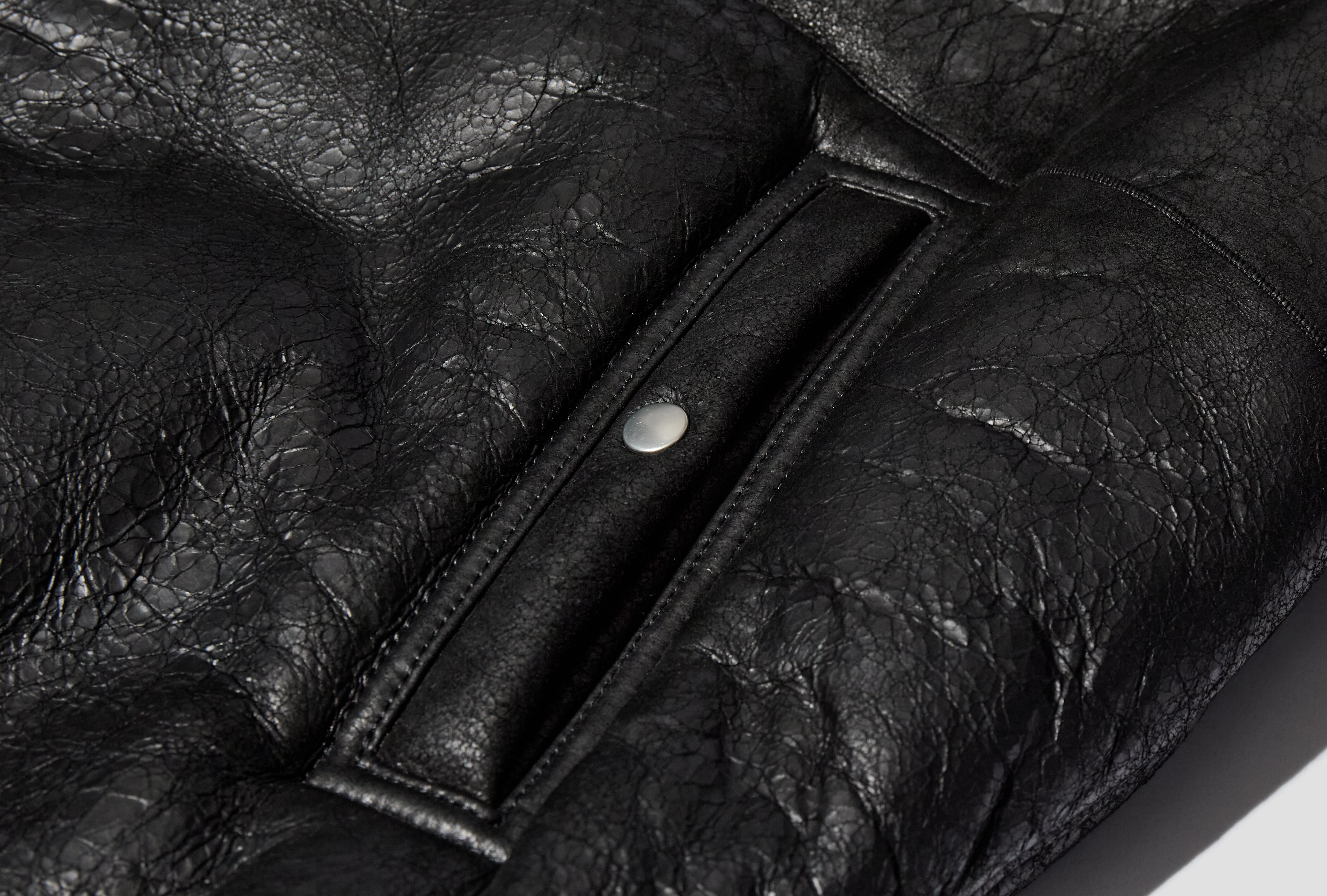 HOLLYWOOD FLIGHT - CURLY SHEARLING / BLACK RU02E1760 LSHC