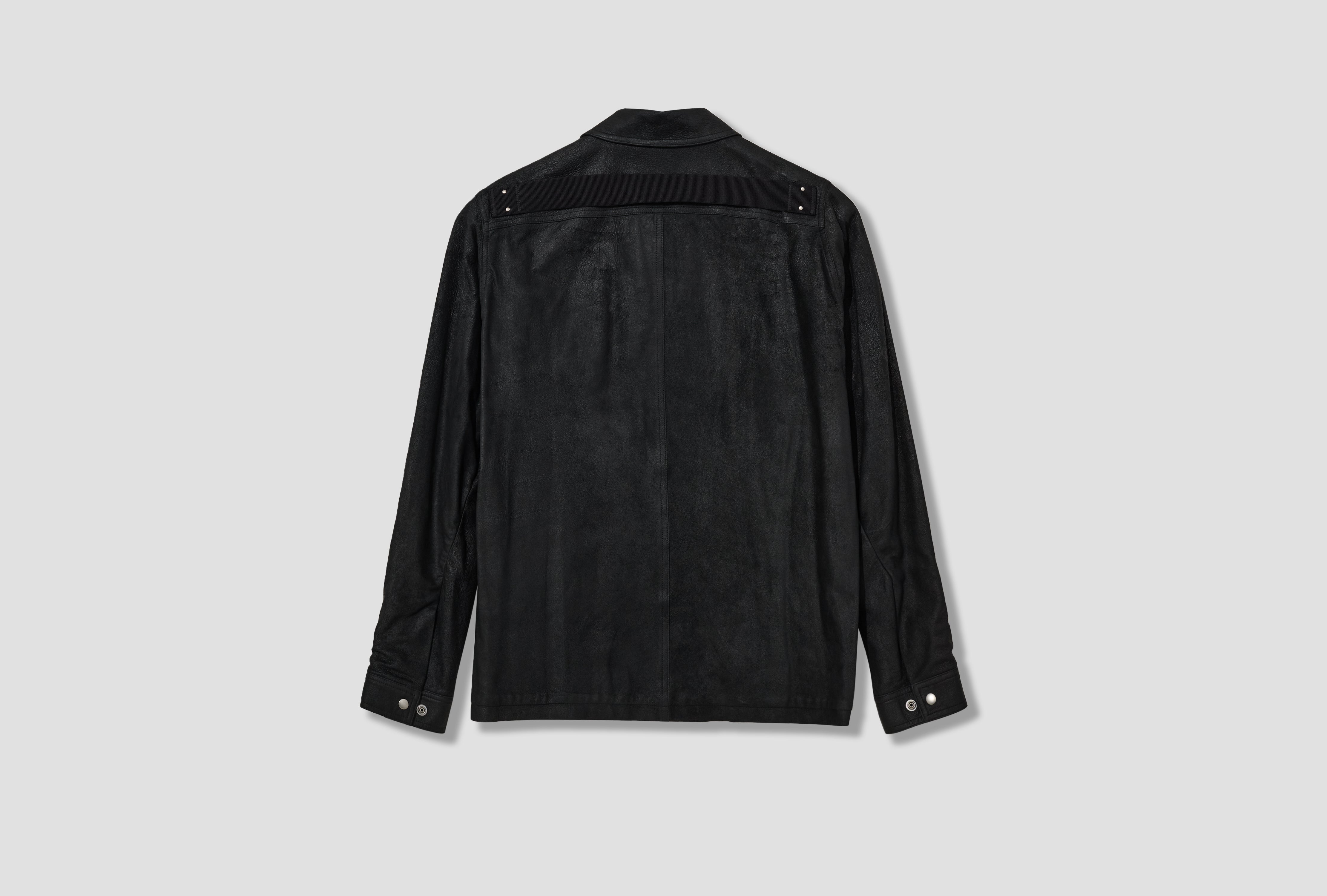 BRAD JKT - BLISTER LAMB LEATHER / BLACK RU02E1764 LBA