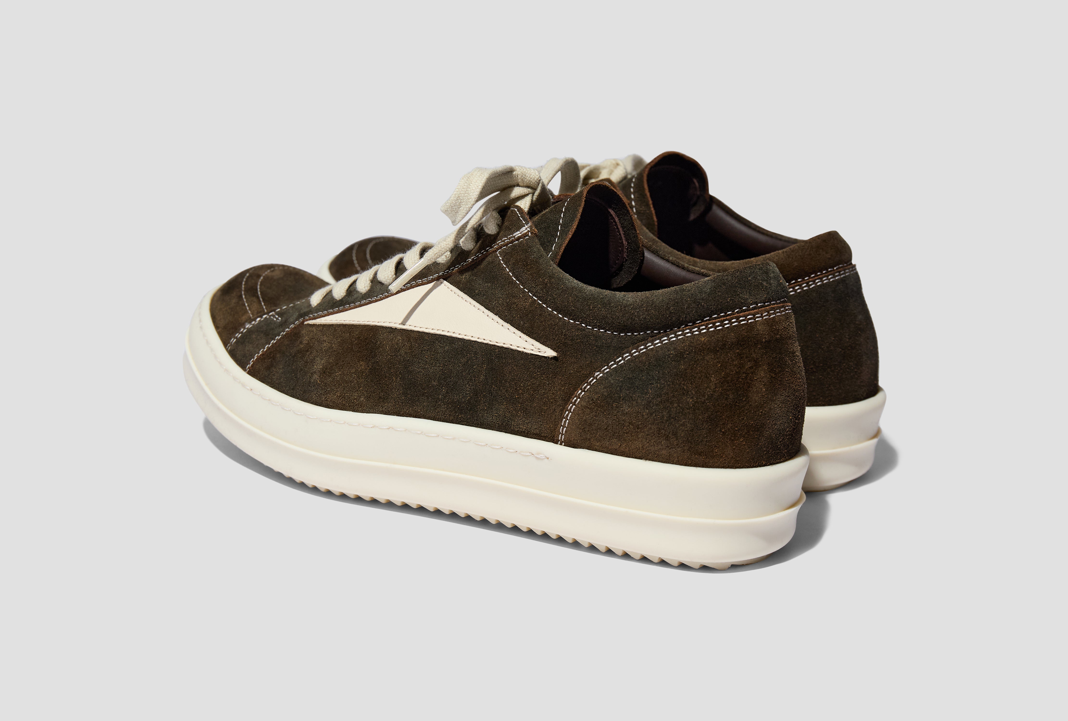VINTAGE SNEAKS - INDIGO SUEDE AND SUEDE LEATHER / INDIGO/MILK/MILK RR02E1897 LCSILV