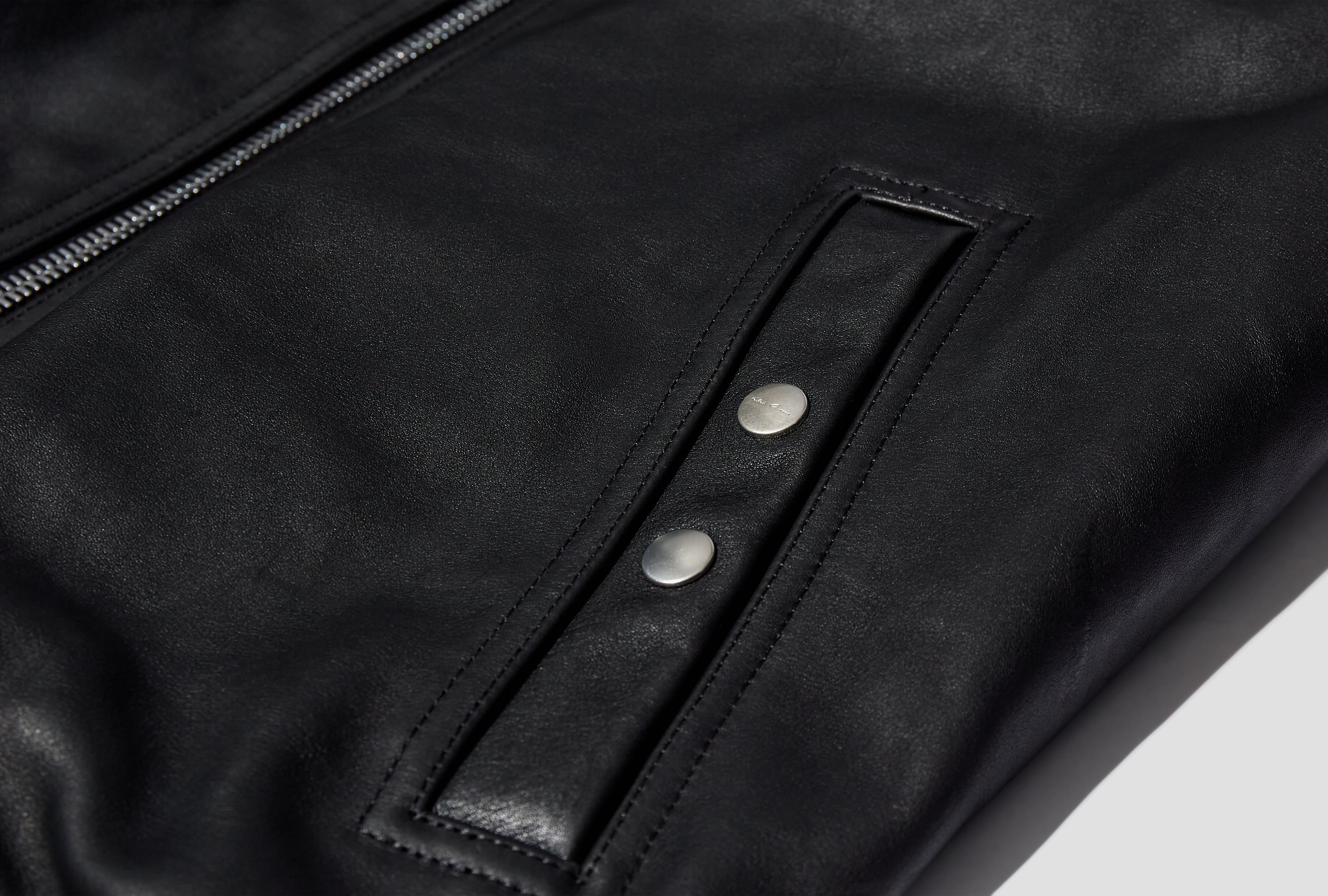 BLIXA DRACUCOLLAR - WASHED CALF LEATHER / BLACK RR02E1710 LOO