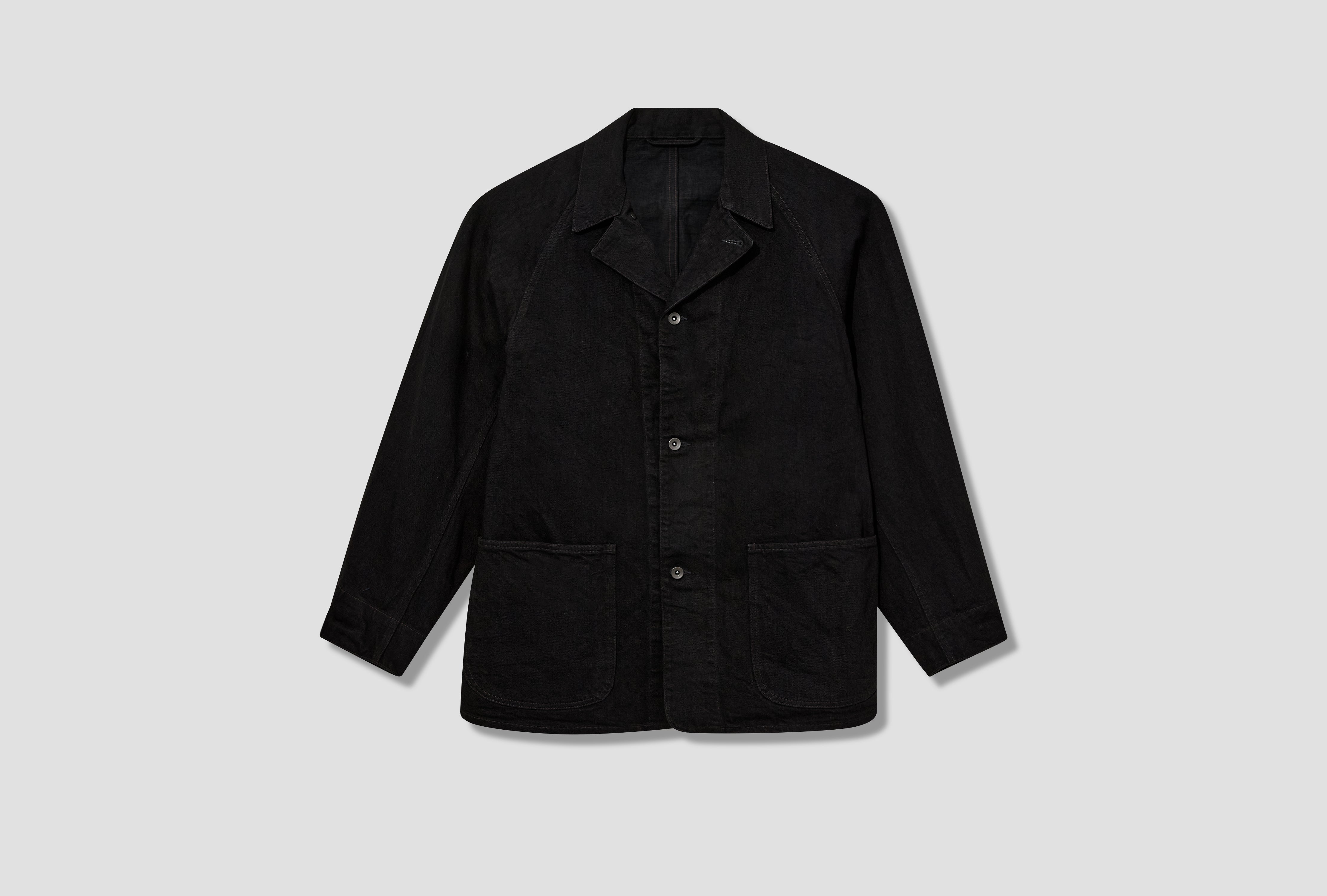 BLACK DENIM WORK JACKET C03-01002 Black