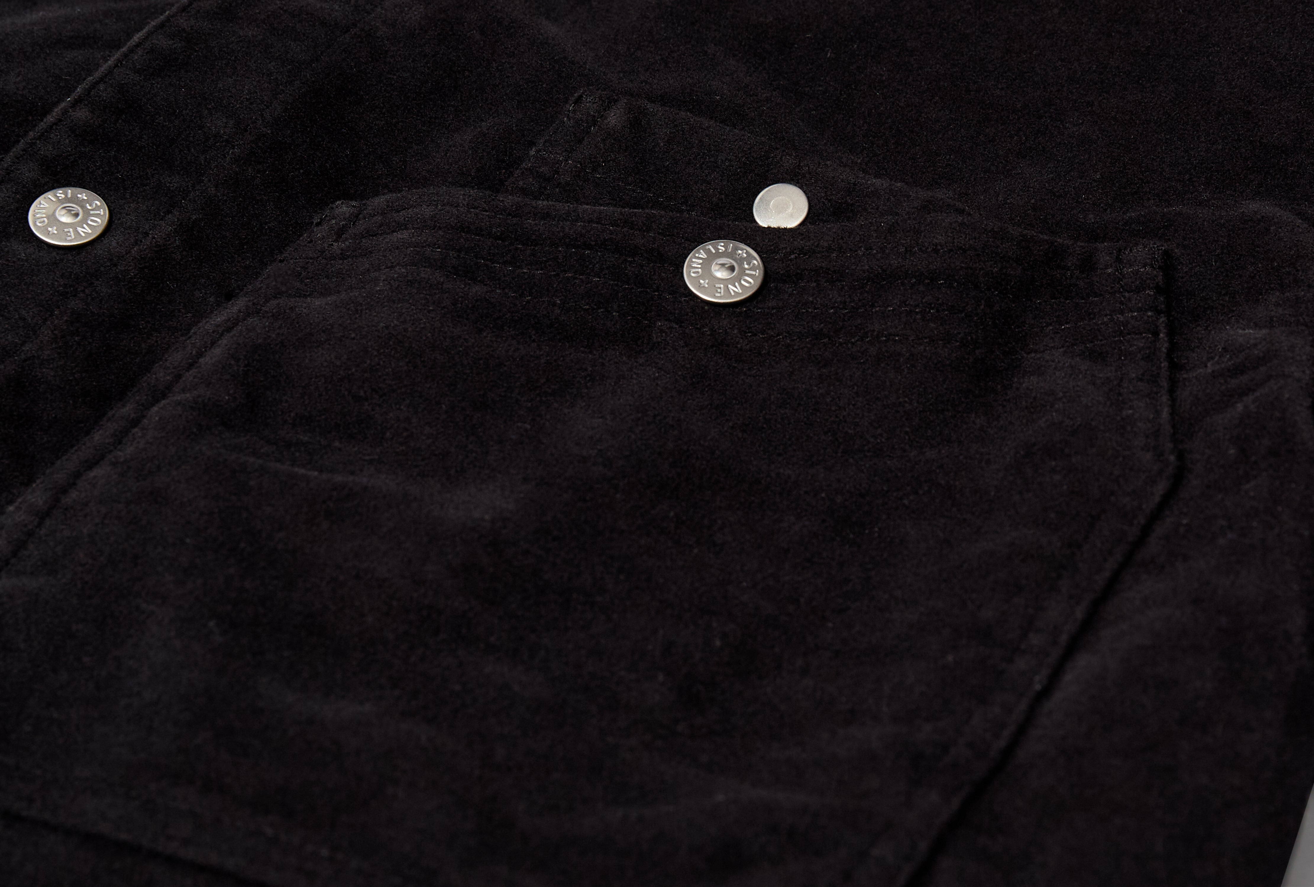 COTTON MOLESKIN-TC ORGANIC COTTON GARMENT DYED K2 S15 12000 19 S0228 Black