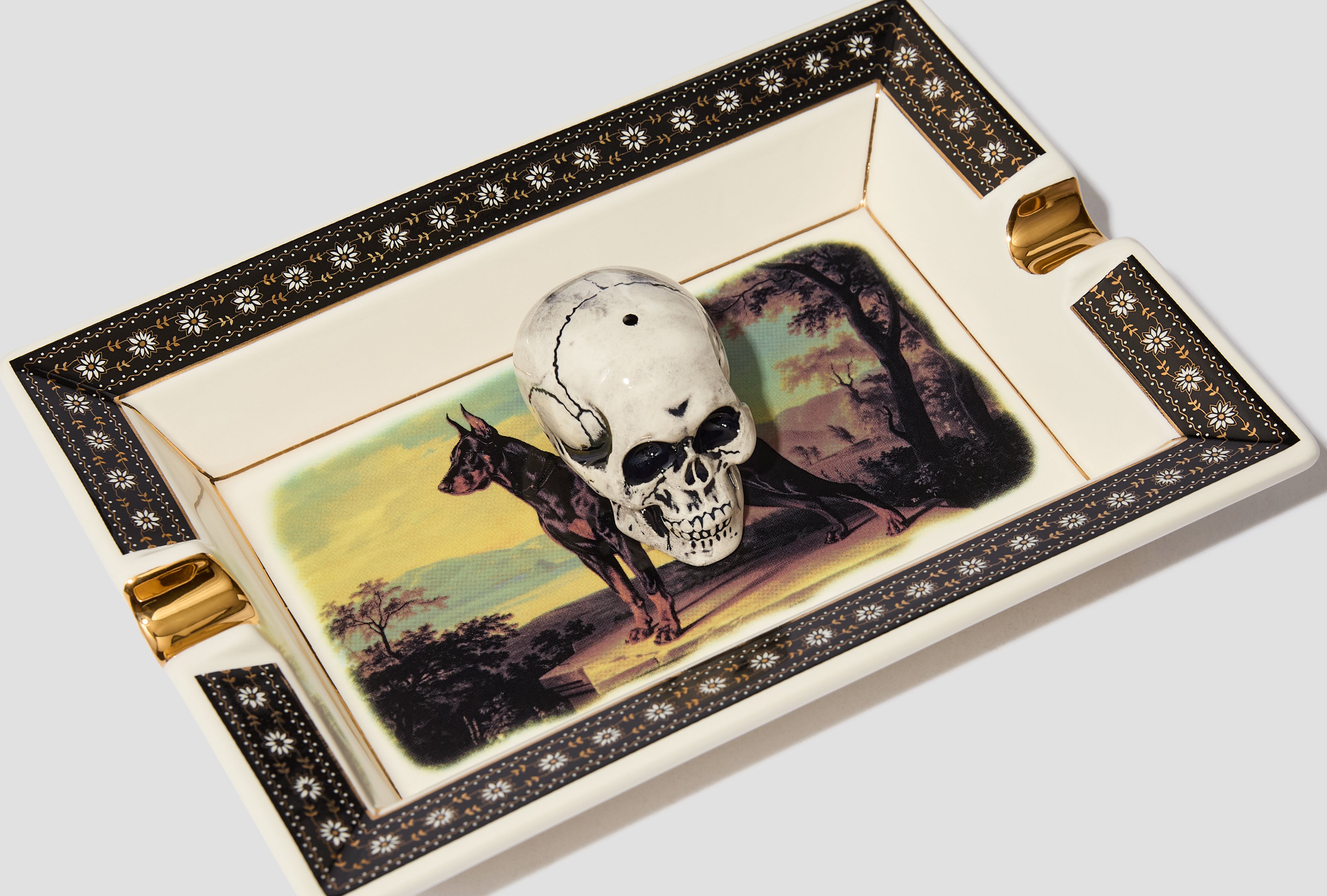 SQUARE INCENSE TRAY 252AINH-AC01 Black
