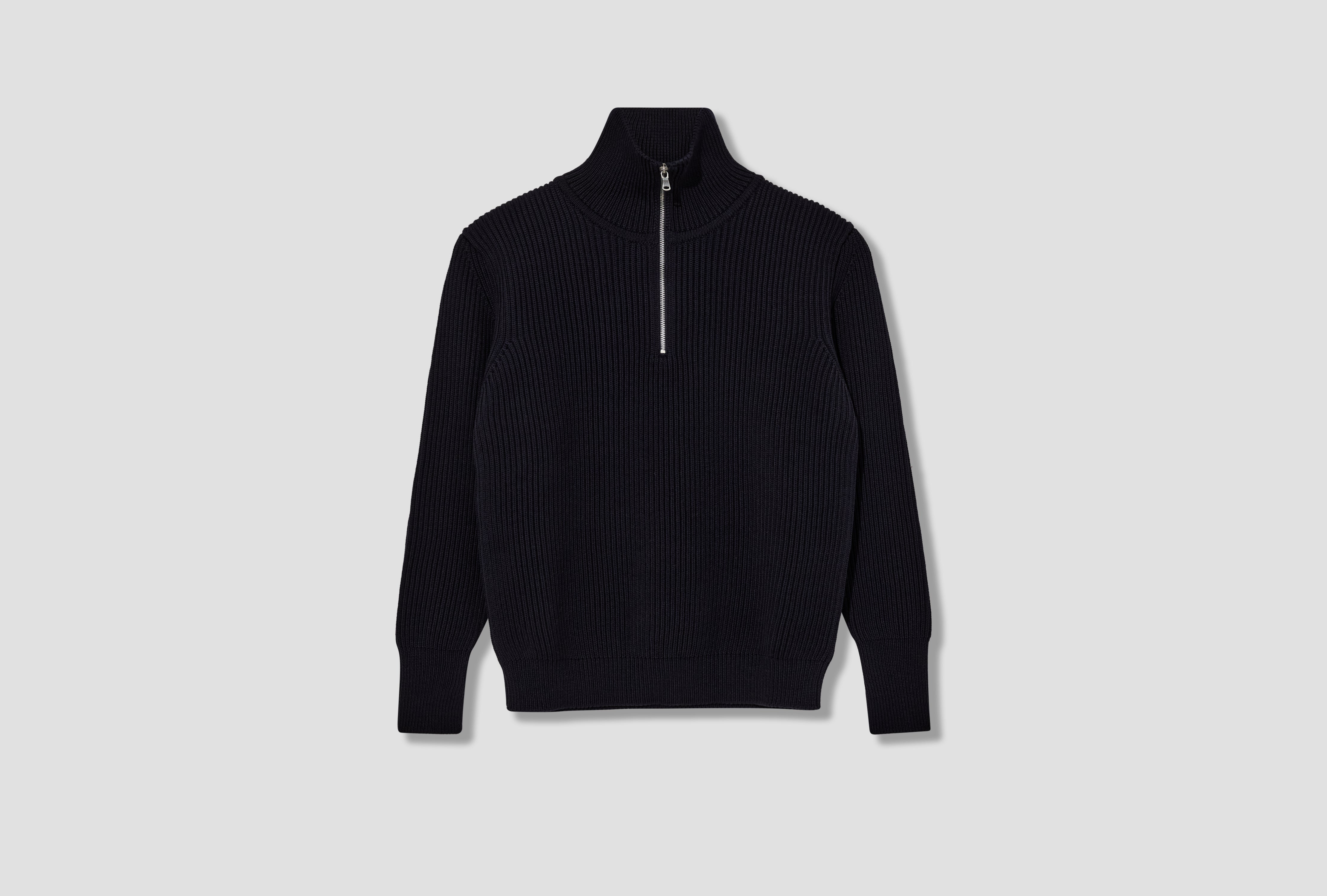 NAVY HALF-ZIP - G5 / SIGNATURE YARN Navy