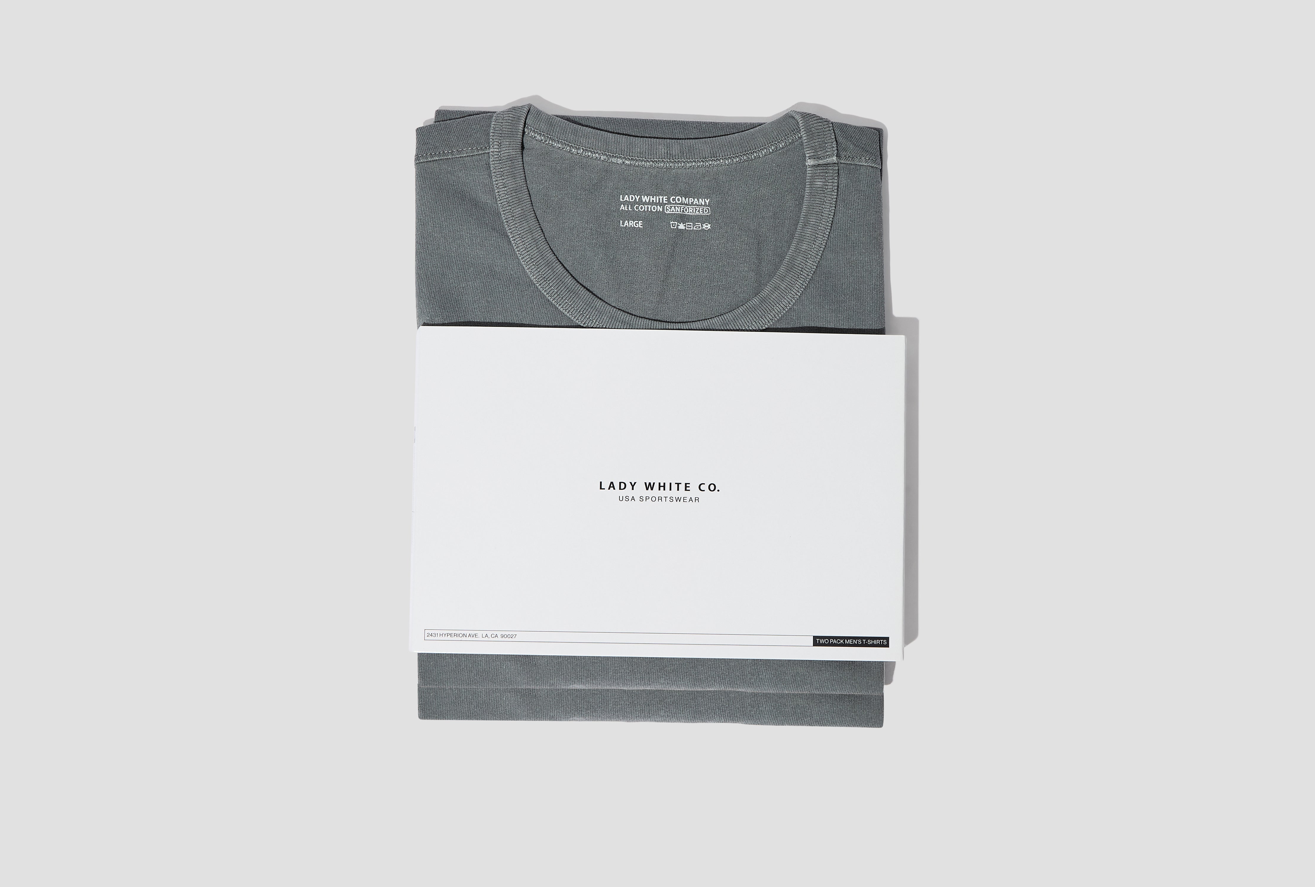 OUR T-SHIRT 2-PACK LW101T Grey