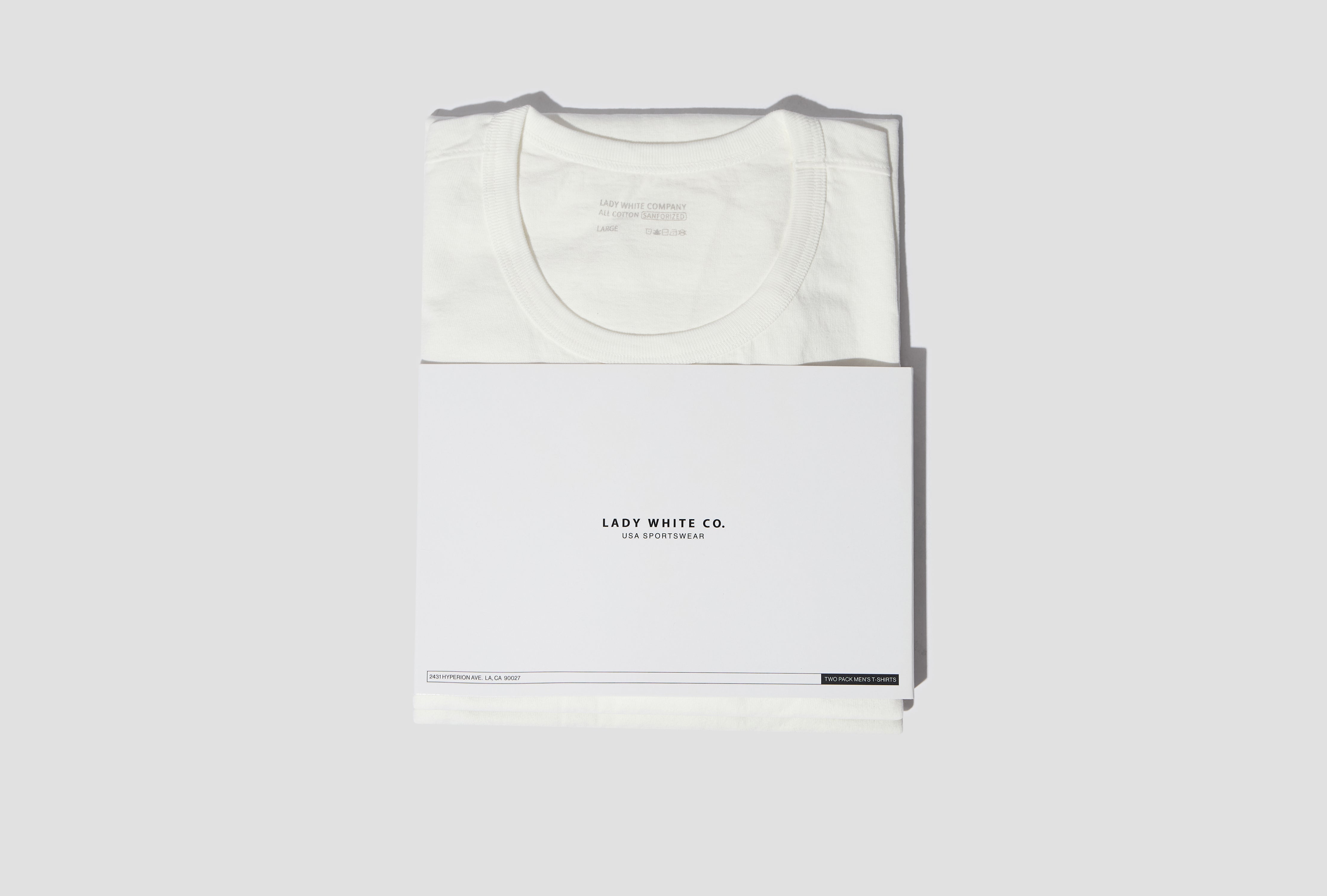 OUR T-SHIRT 2-PACK LW101T White