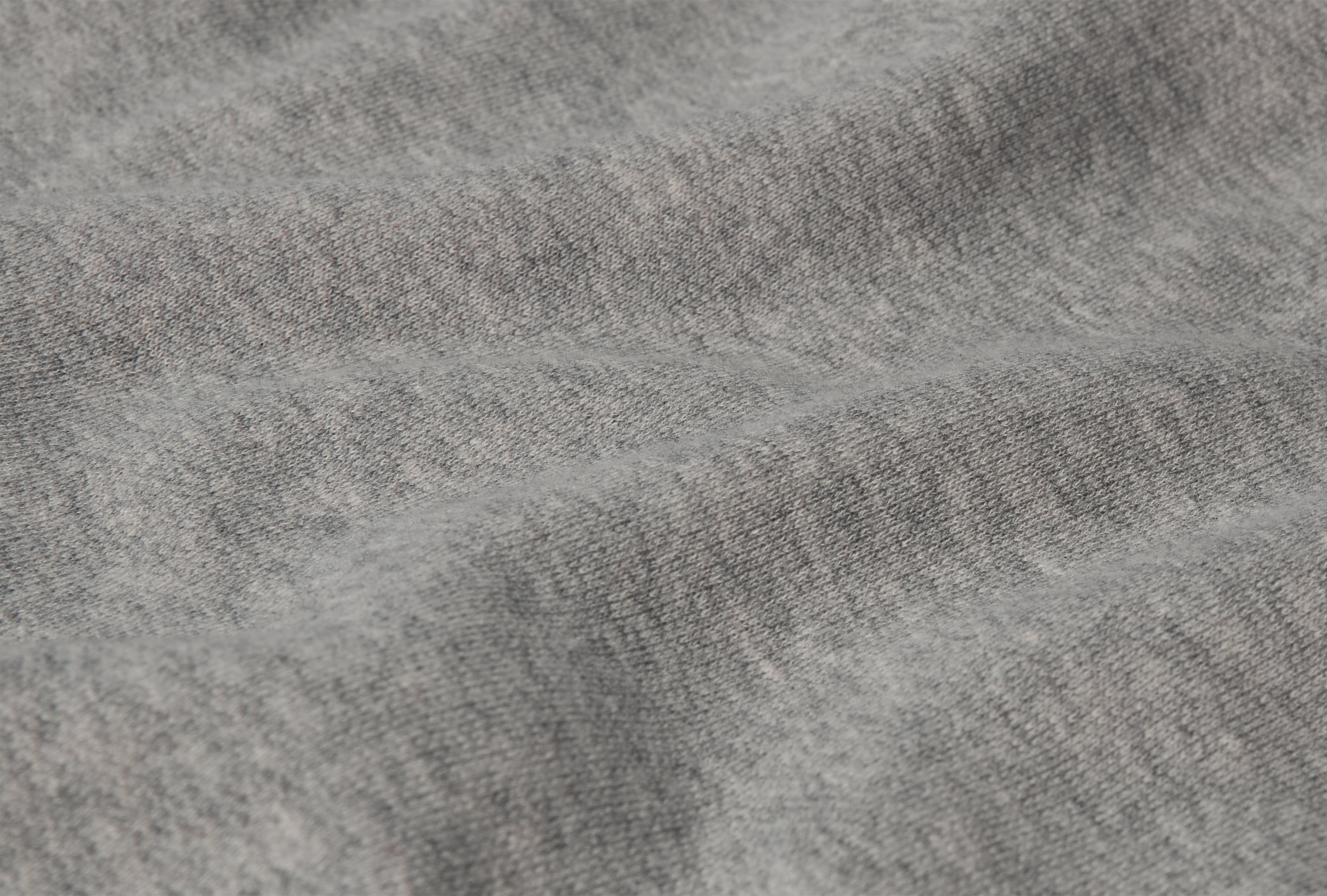 COTTON WOOL QUARTER ZIP SWEATSHIRT LW636CW Light grey