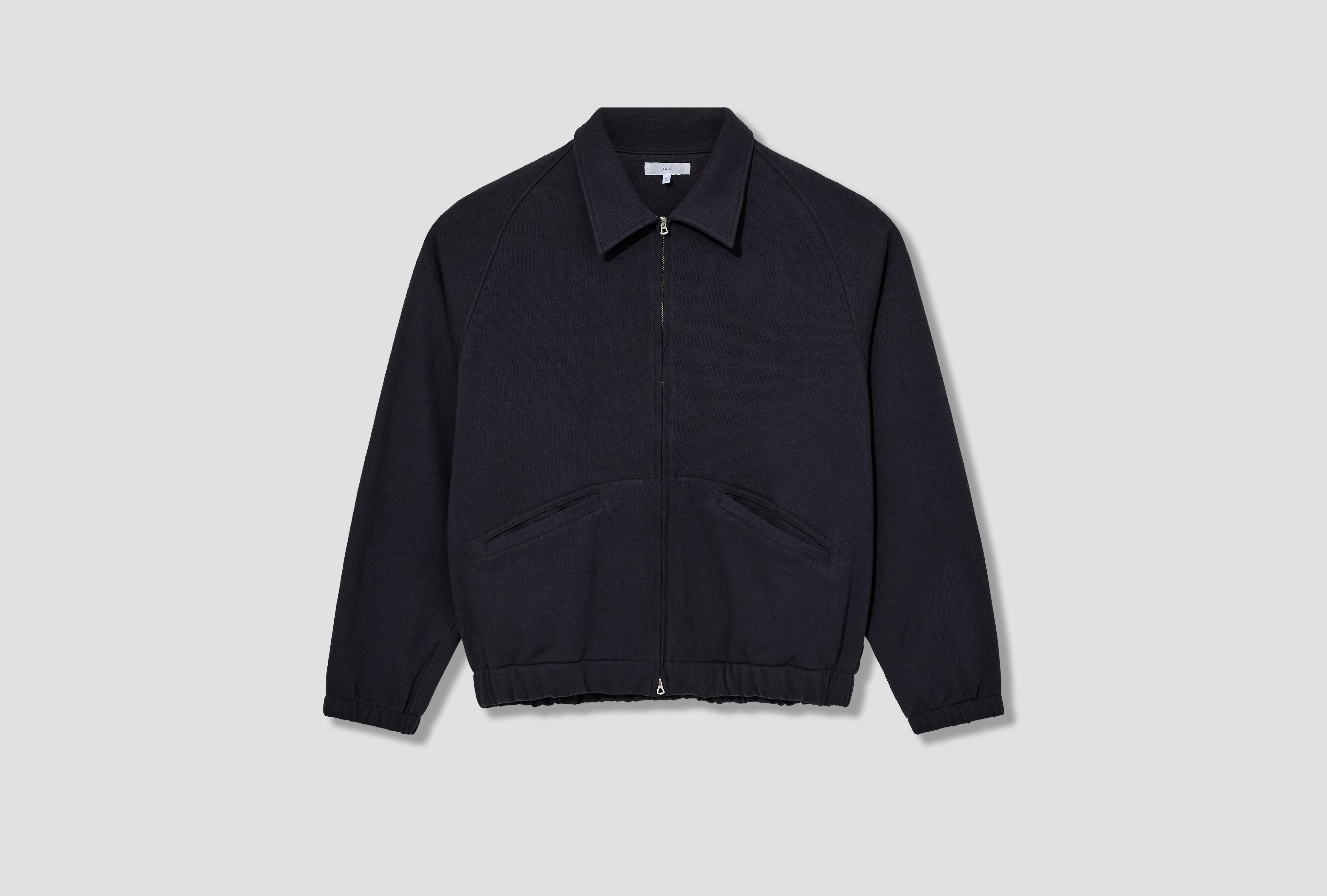 TEXTURED COACH JACKET LW1680TEX Charcoal