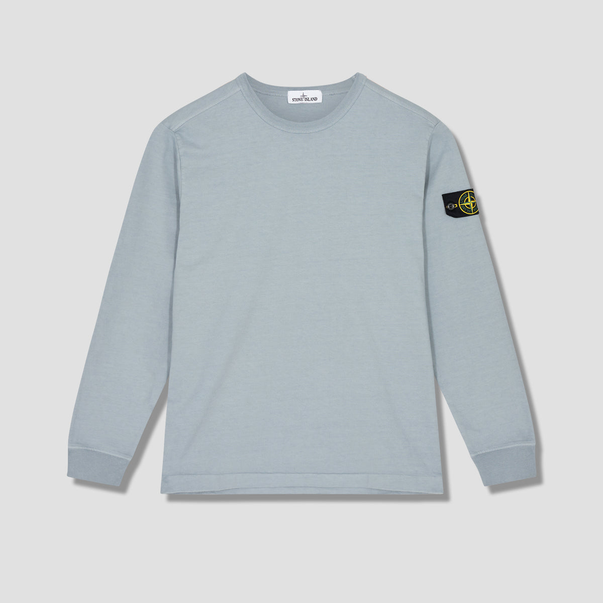 STONE ISLAND GAUZED COTTON JERSEY GARMENT DYED 751564450 Grey HARRESØ STONE ISLAND GAUZED COTTON JERSEY GARMENT DYED 751564450 Grey HARRESØ