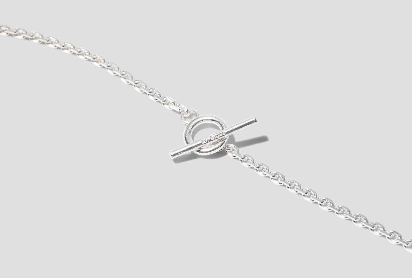 STRING NECKLACE 60 CM. - POLISHED / STERLING SILVER 101361 Silver