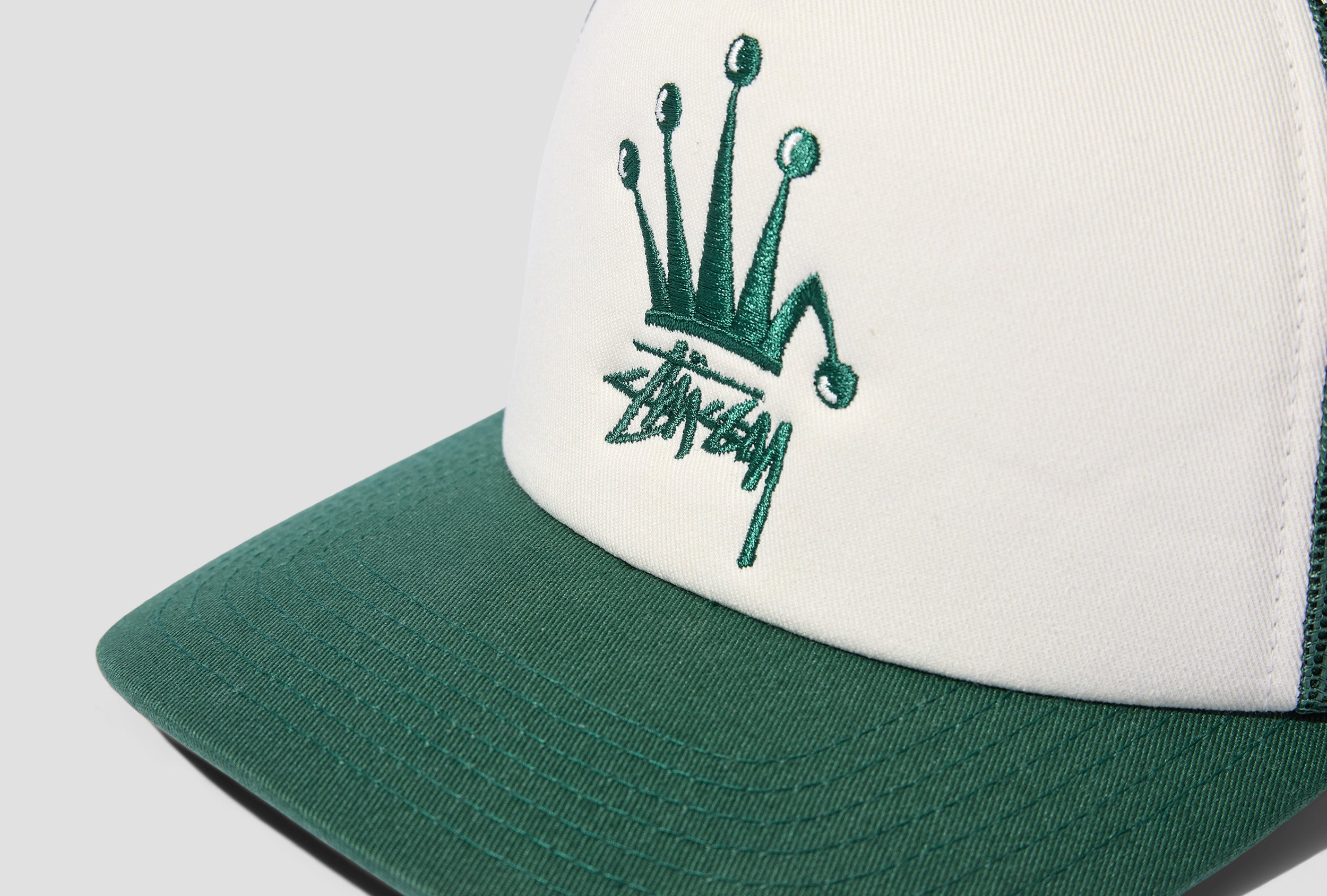 STÜSSY CROWN STOCK TRUCKER CAP 1311056 Green