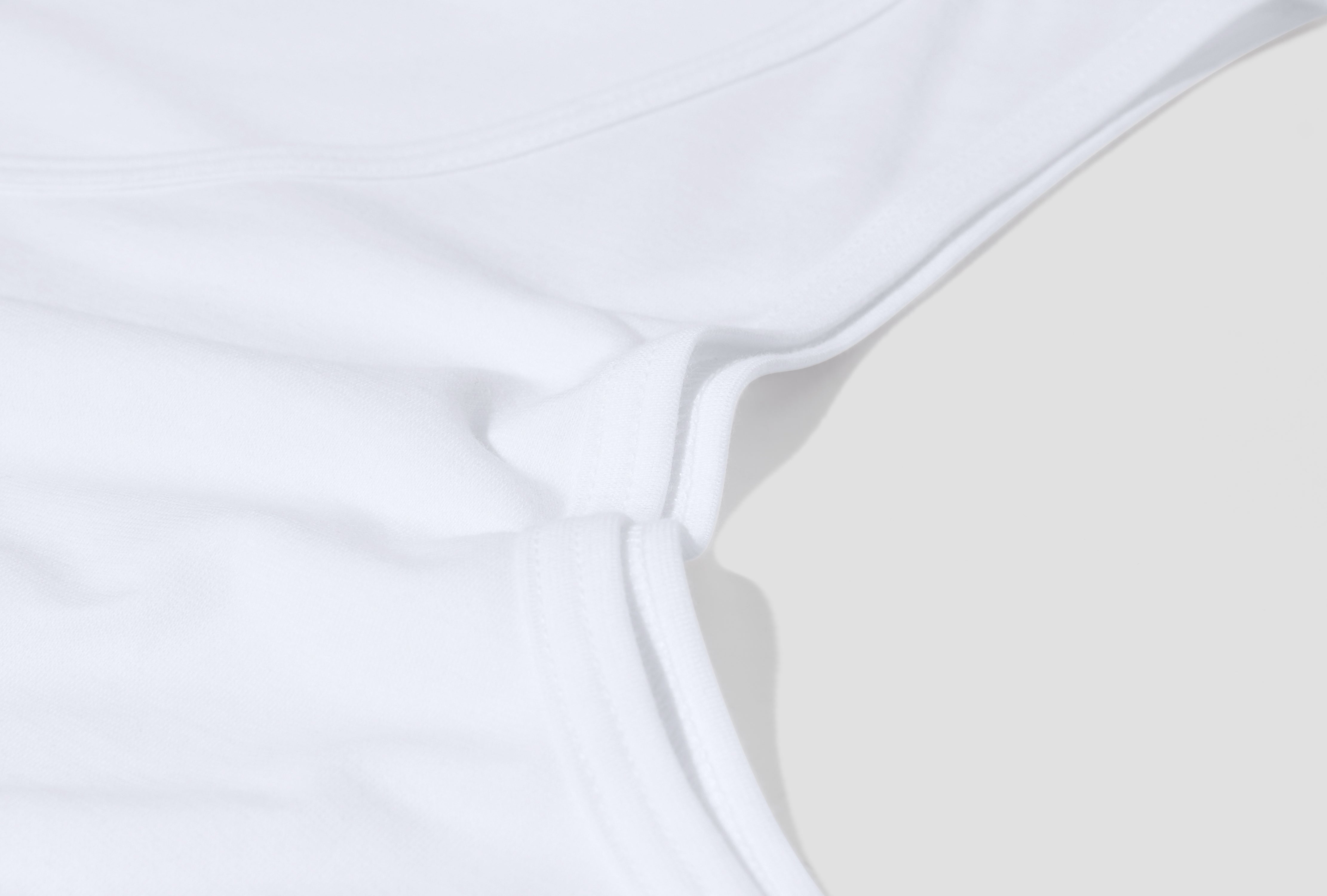 FOREVER - PLAIN COTTON FINE JERSEY FZ-T911-PER White