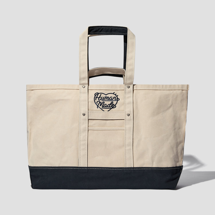 HEAVY CANVAS TOTE LARGE HM25GD034 Navy