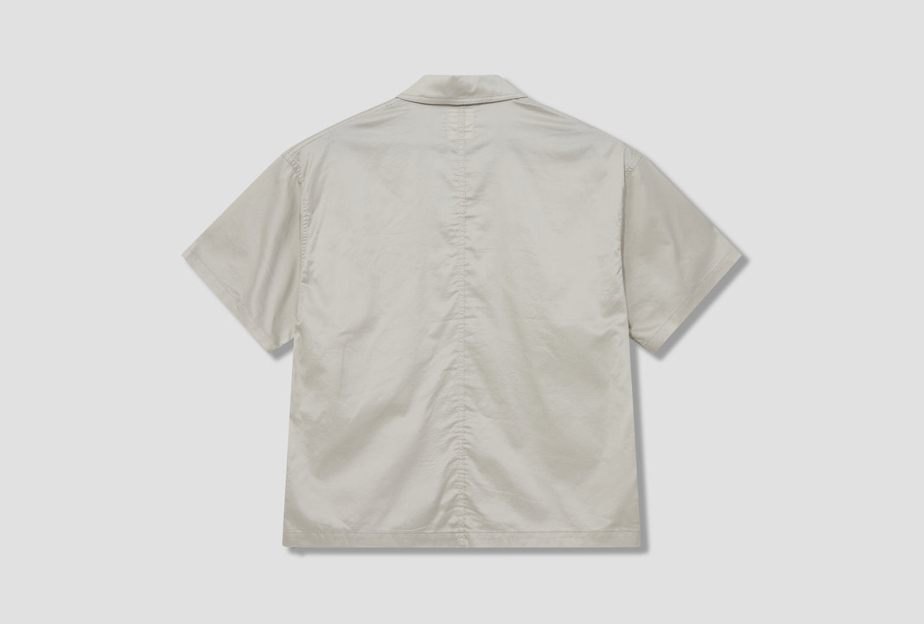 S/S SHIRT COVERALL #DT-A0314 LMF Light grey