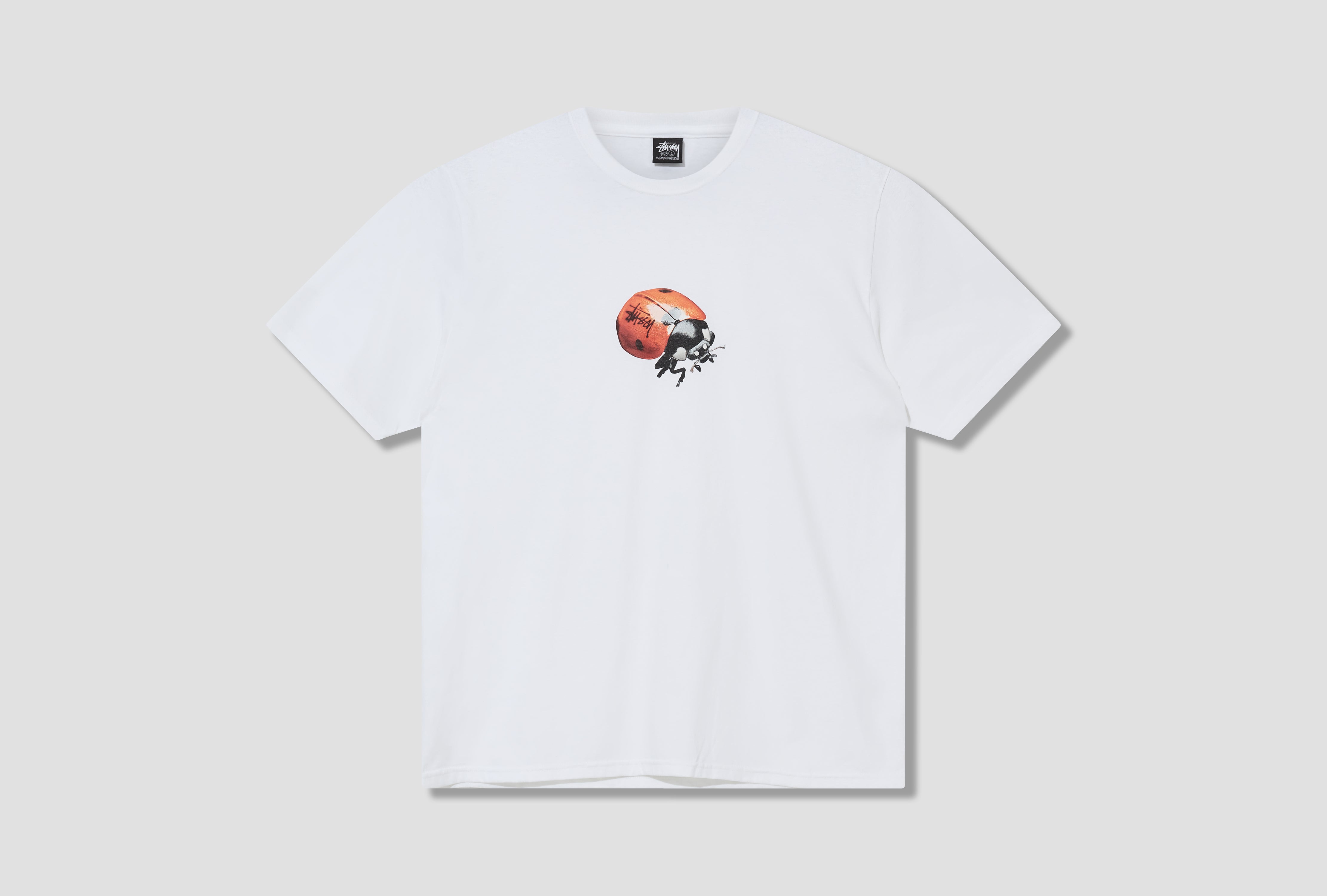 STÜSSY LADYBUG TEE 1904899 White – HARRESØ