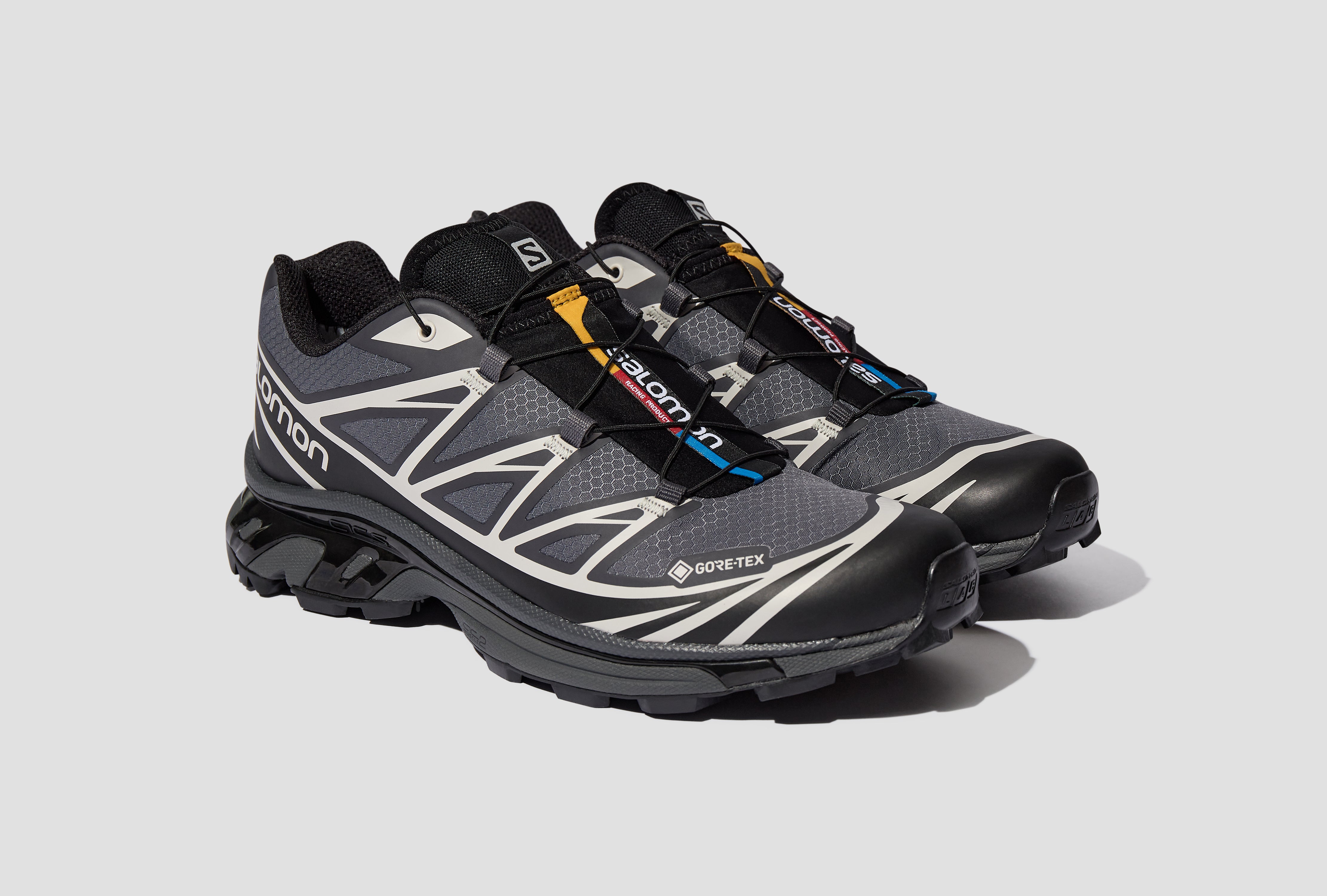 SALOMON XT-6 GTX SNEAKERS - BLACK/EBONY/LUNAR ROCK L41663500 – HARRESØ