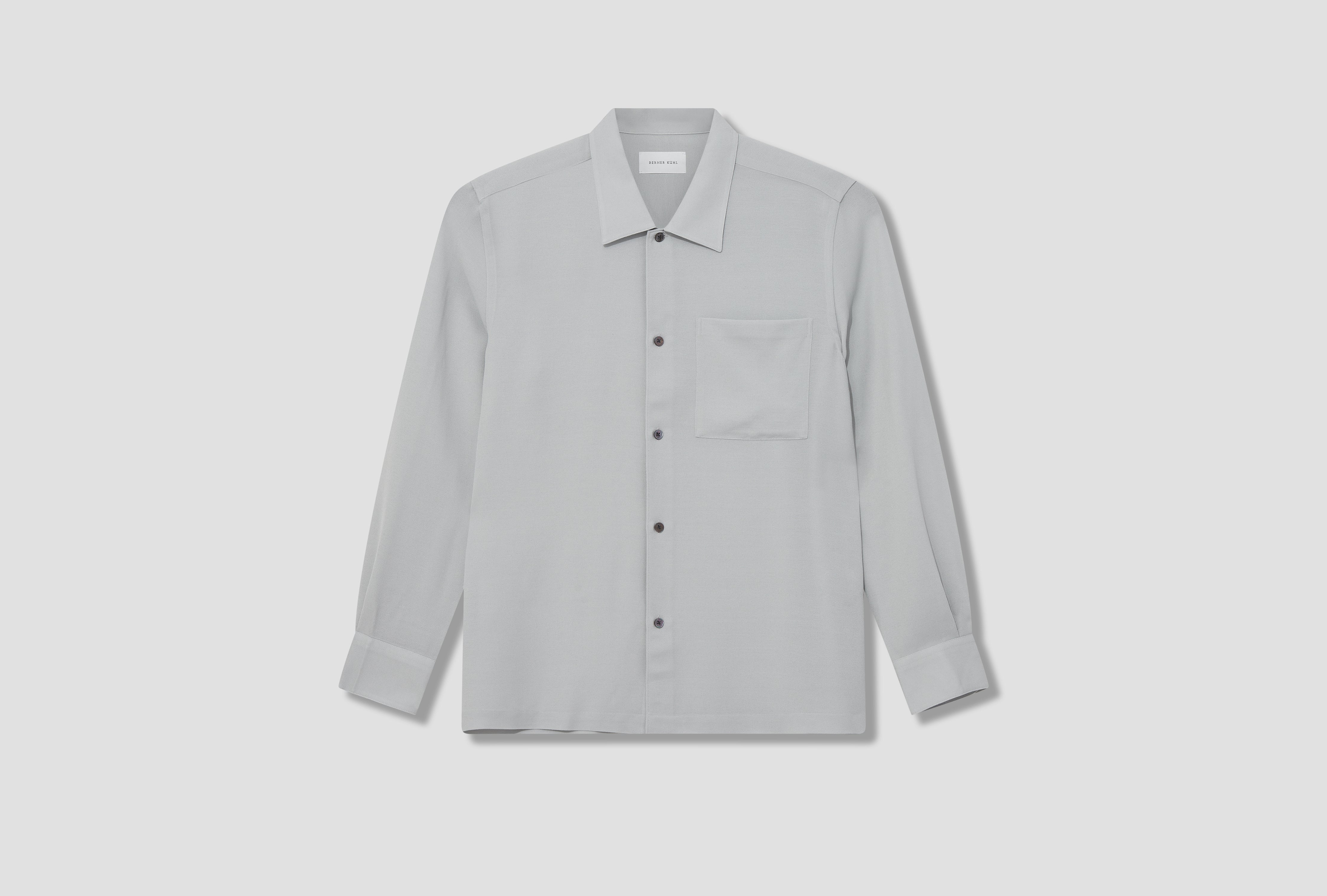 FARM SHIRT - ICE CREPE 3-45S15 Grey