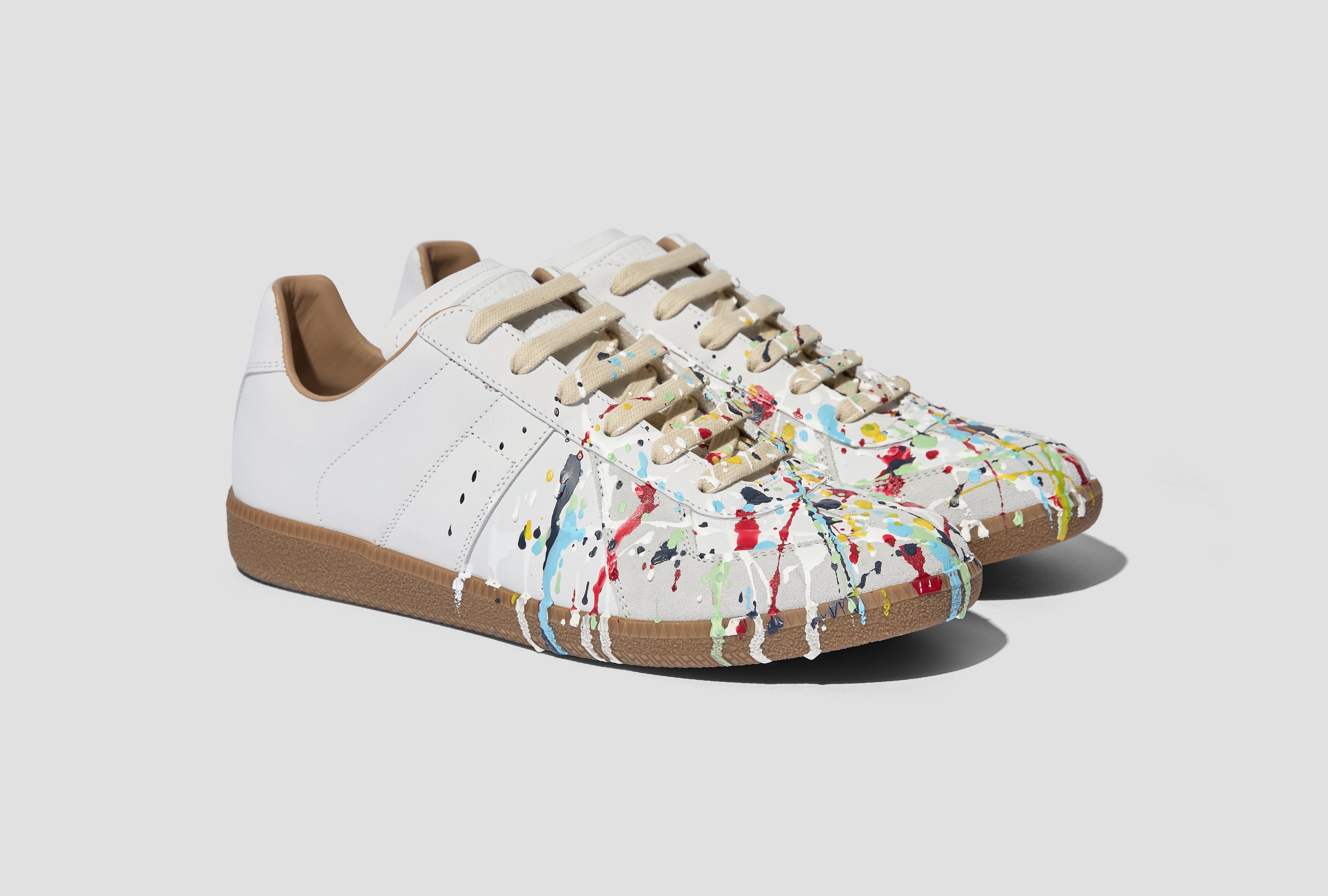 MAISON MARGIELA REPLICA PAINTER SNEAKERS S57WS0240 P1892 961 White