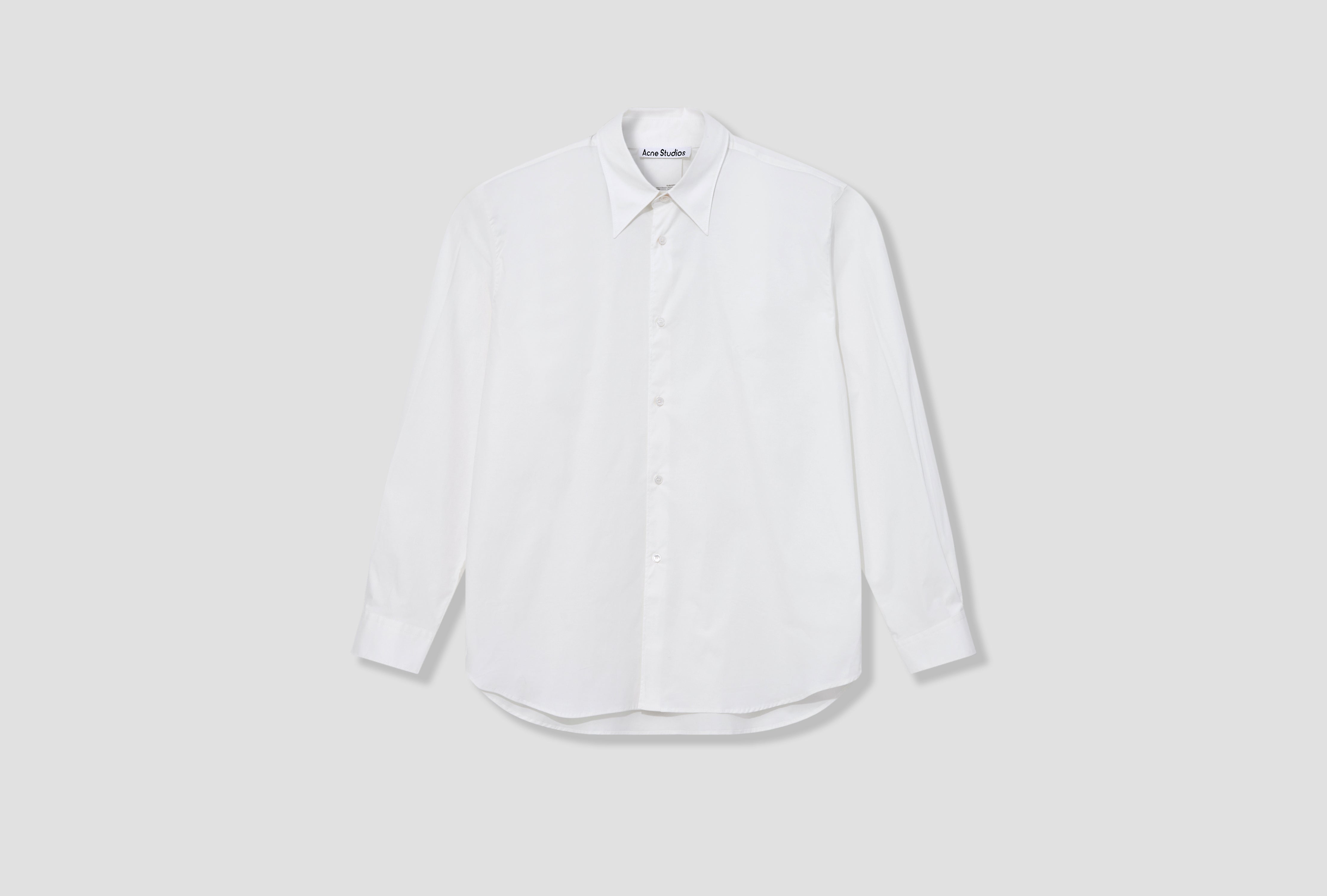 SALO LONG SLEEVE COTTON POPLIN BB0512 White