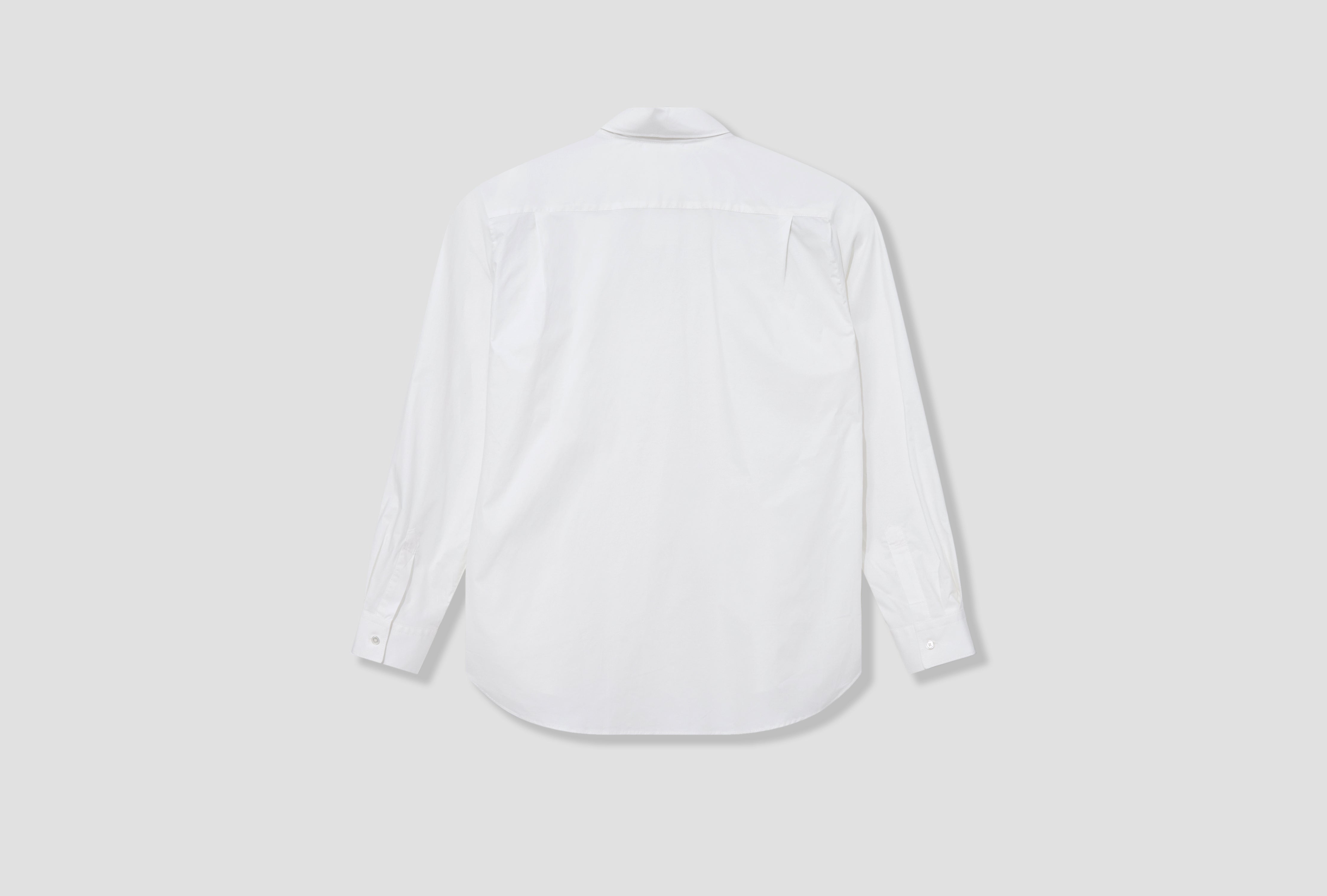 SALO LONG SLEEVE COTTON POPLIN BB0512 White