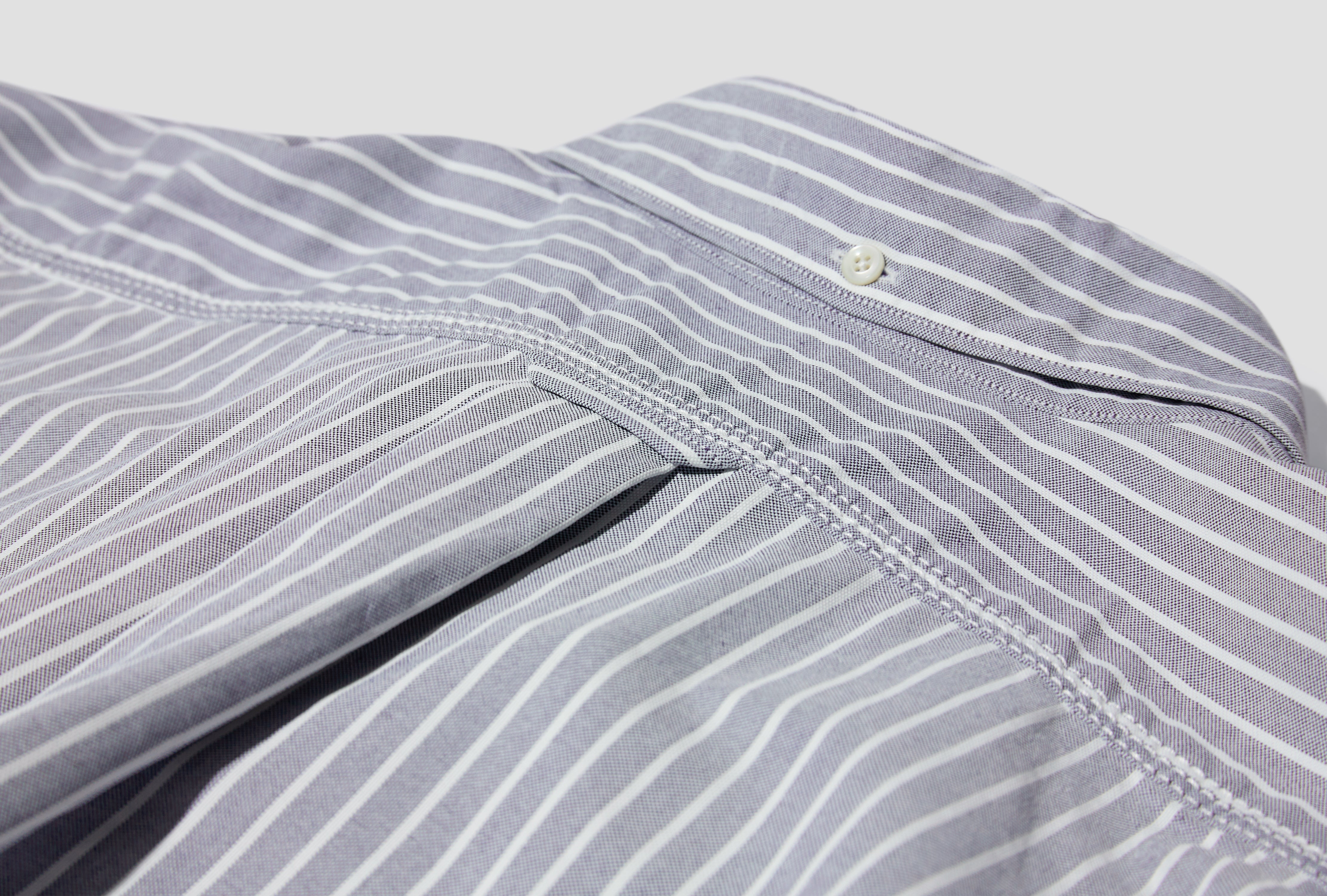 NANAMICA BUTTON DOWN STRIPE WIND SHIRT SUGF352E Navy – HARRESØ