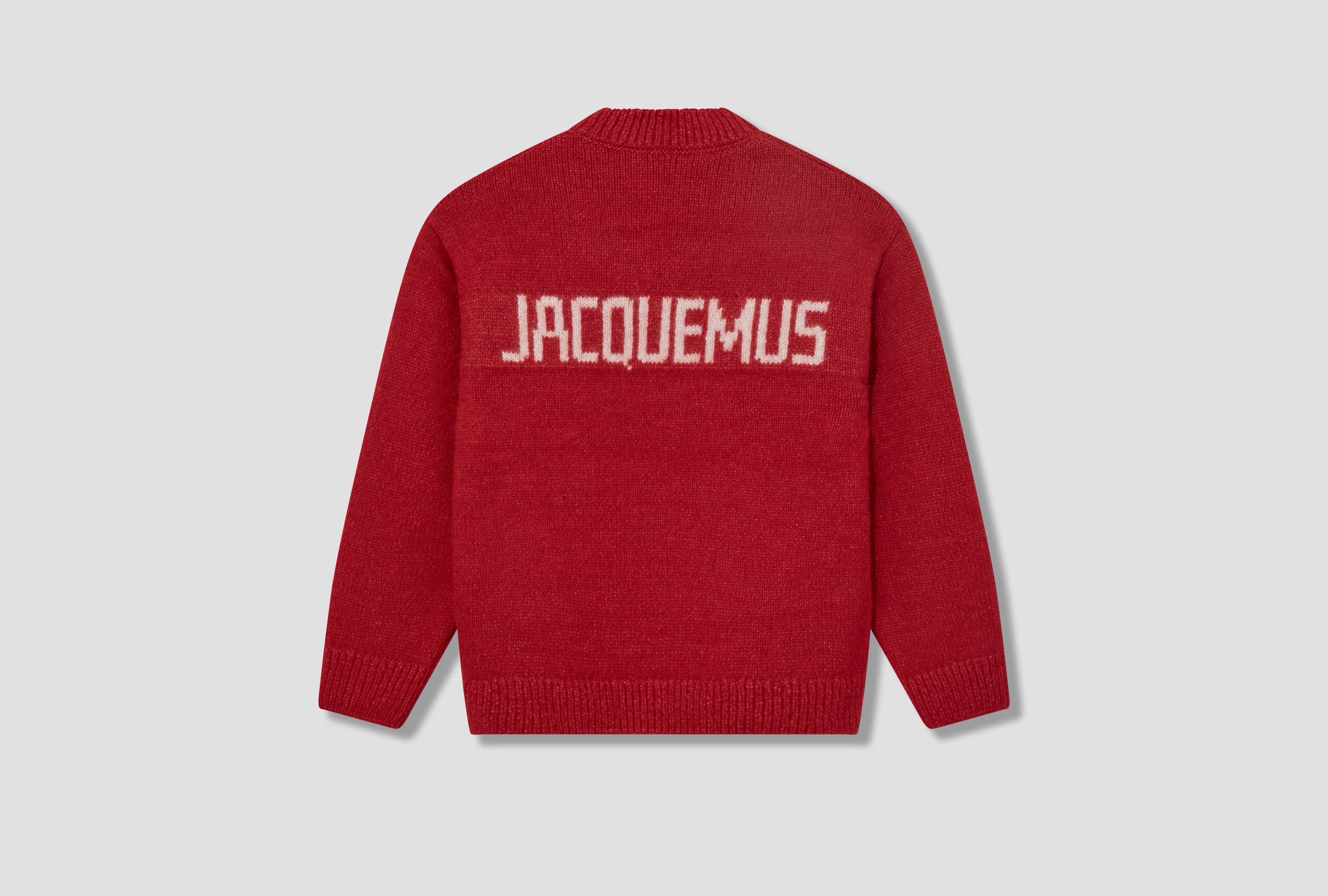 JACQUEMUS LA MAILLE PAVANE SWEATSHIRT 236KN284-2329 Red – HARRESØ