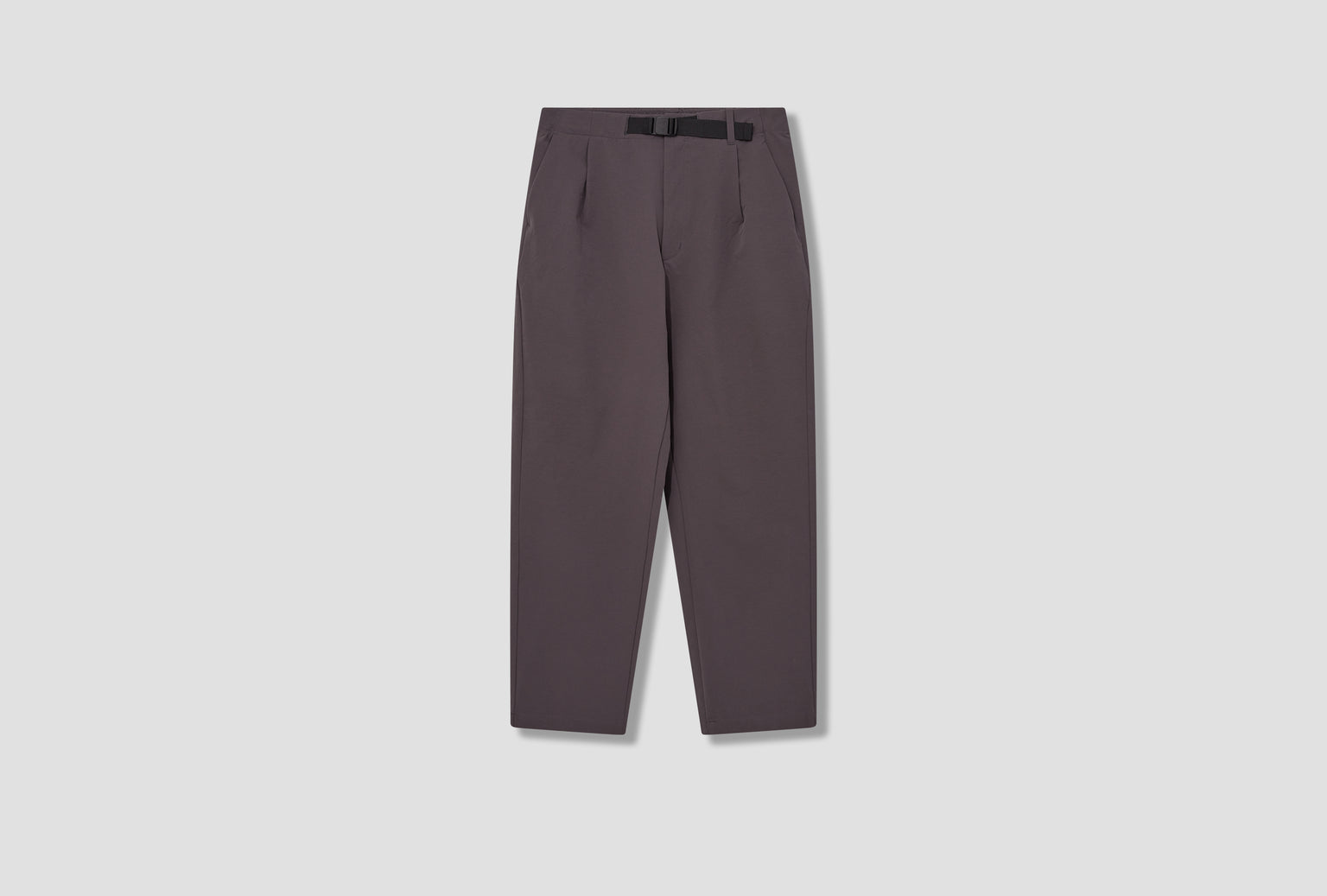 ONE TUCK TAPERED STRETCH PANTS GL73172 Charcoal