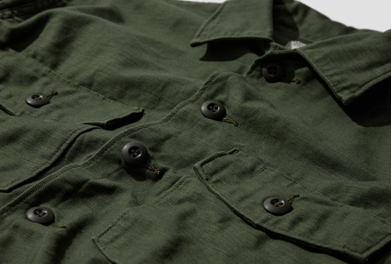 Orslow US Army Fatigue Shirt Green 16
