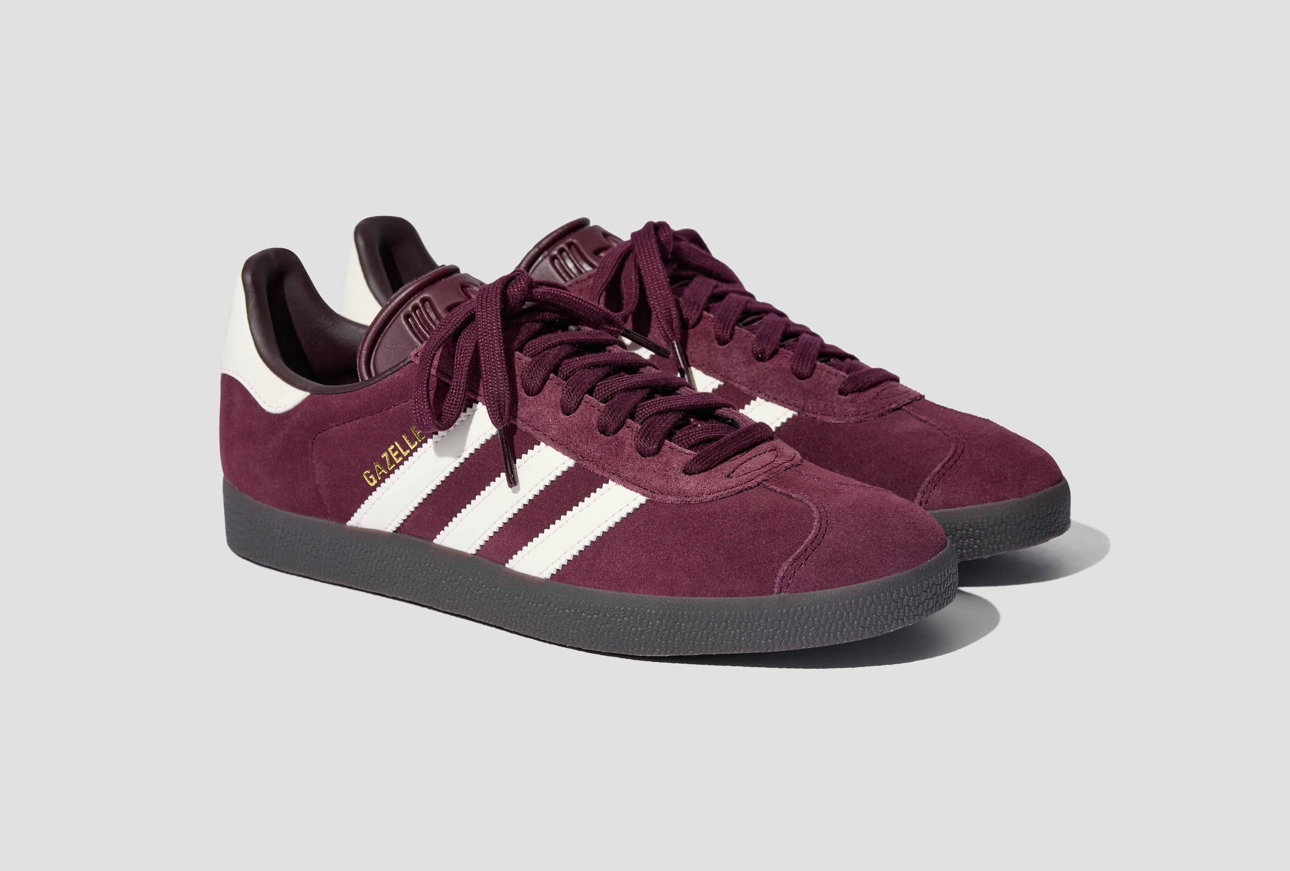 Gazelle adidas burgundy sale