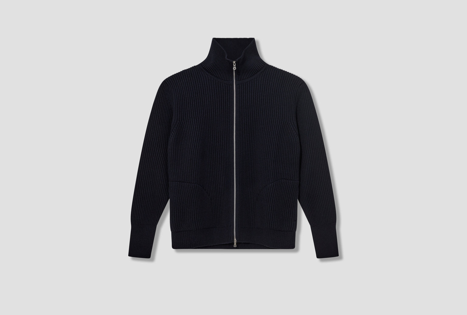 NAVY FULL-ZIP POCKETS - G5 / SIGNATURE YARN Navy