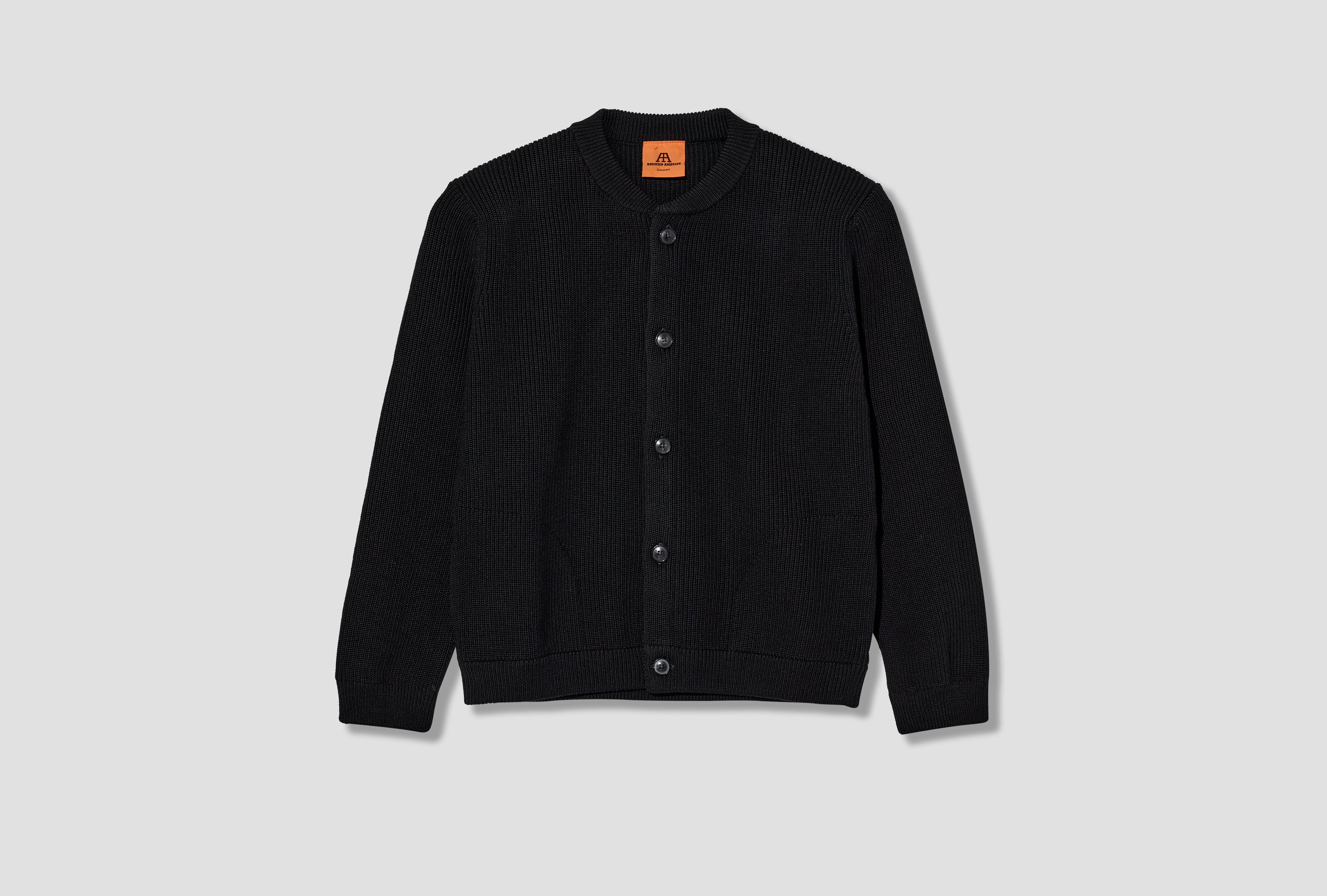 SKIPPER JACKET - 7 GAUGE / SIGNATURE YARN Black