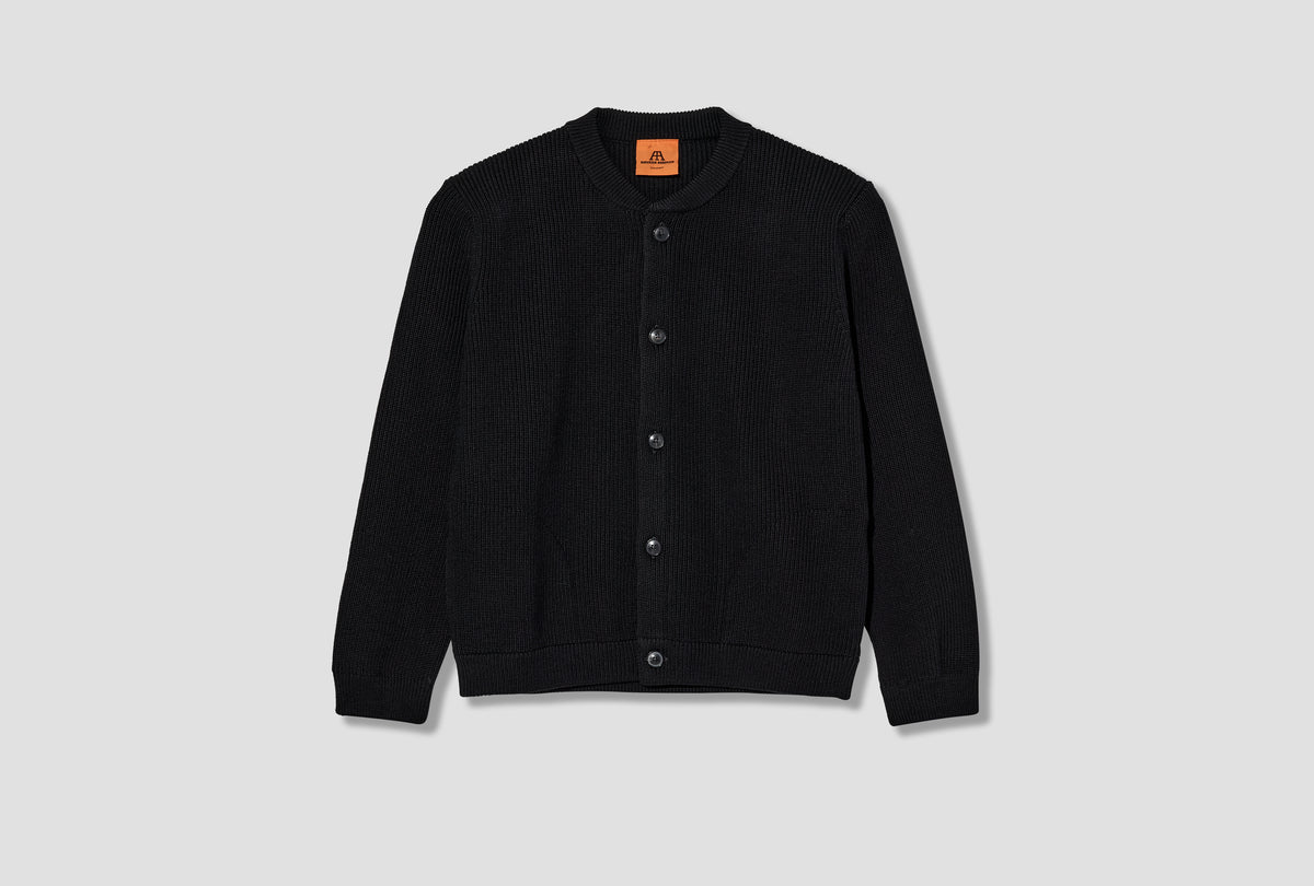 SKIPPER JACKET - 7 GAUGE / SIGNATURE YARN Black