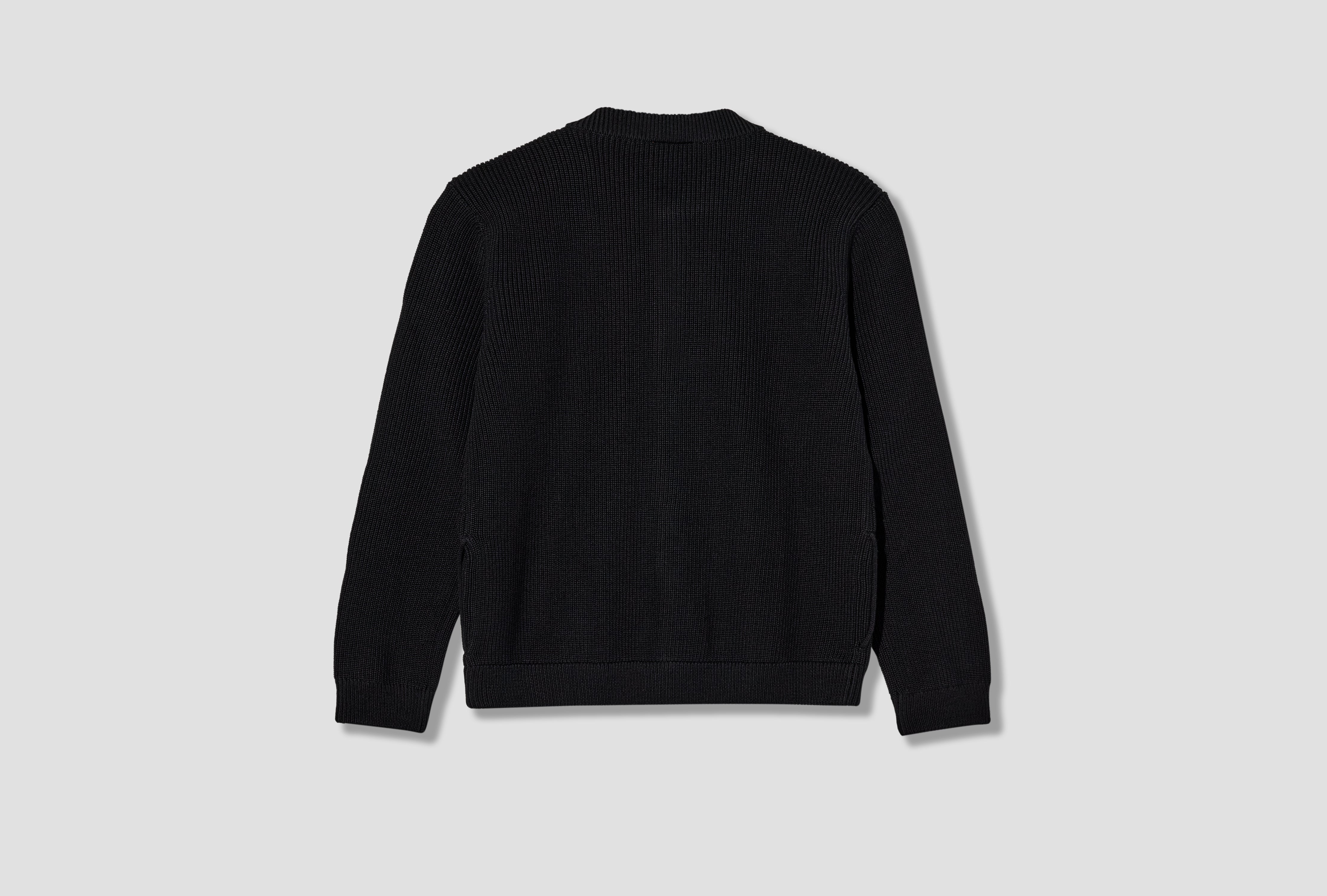 SKIPPER JACKET - 7 GAUGE / SIGNATURE YARN Black